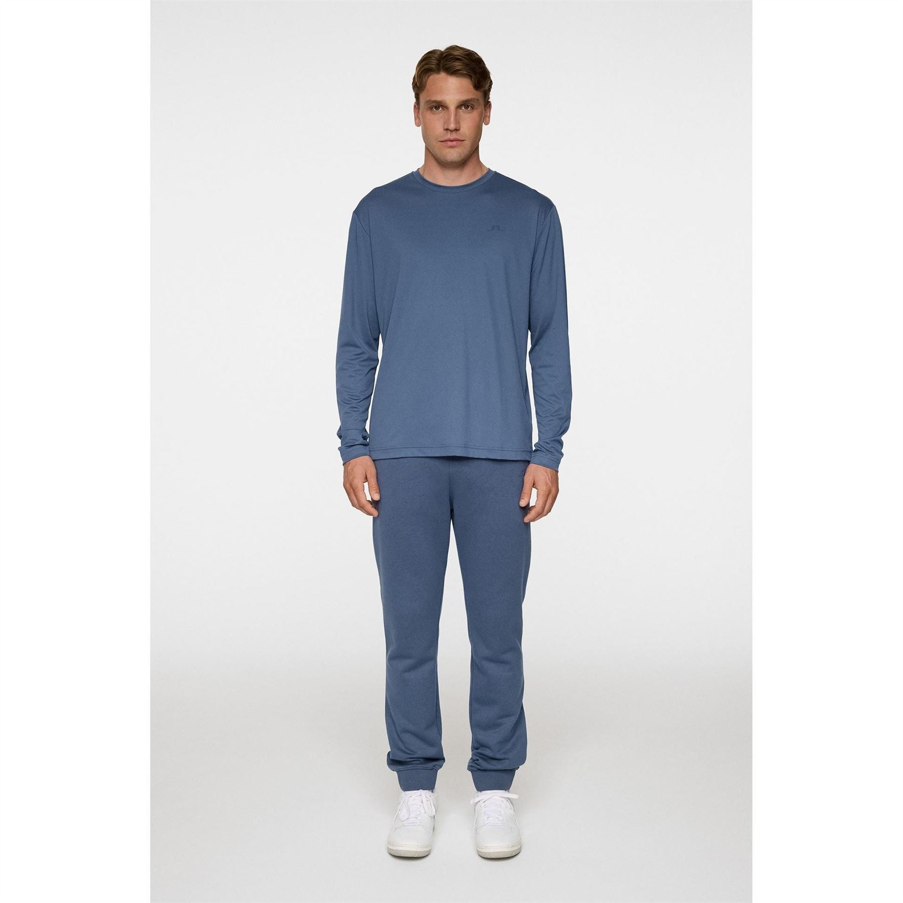 J Lindeberg Crew Neck Long Sleeve Regular Fit T-Shirt