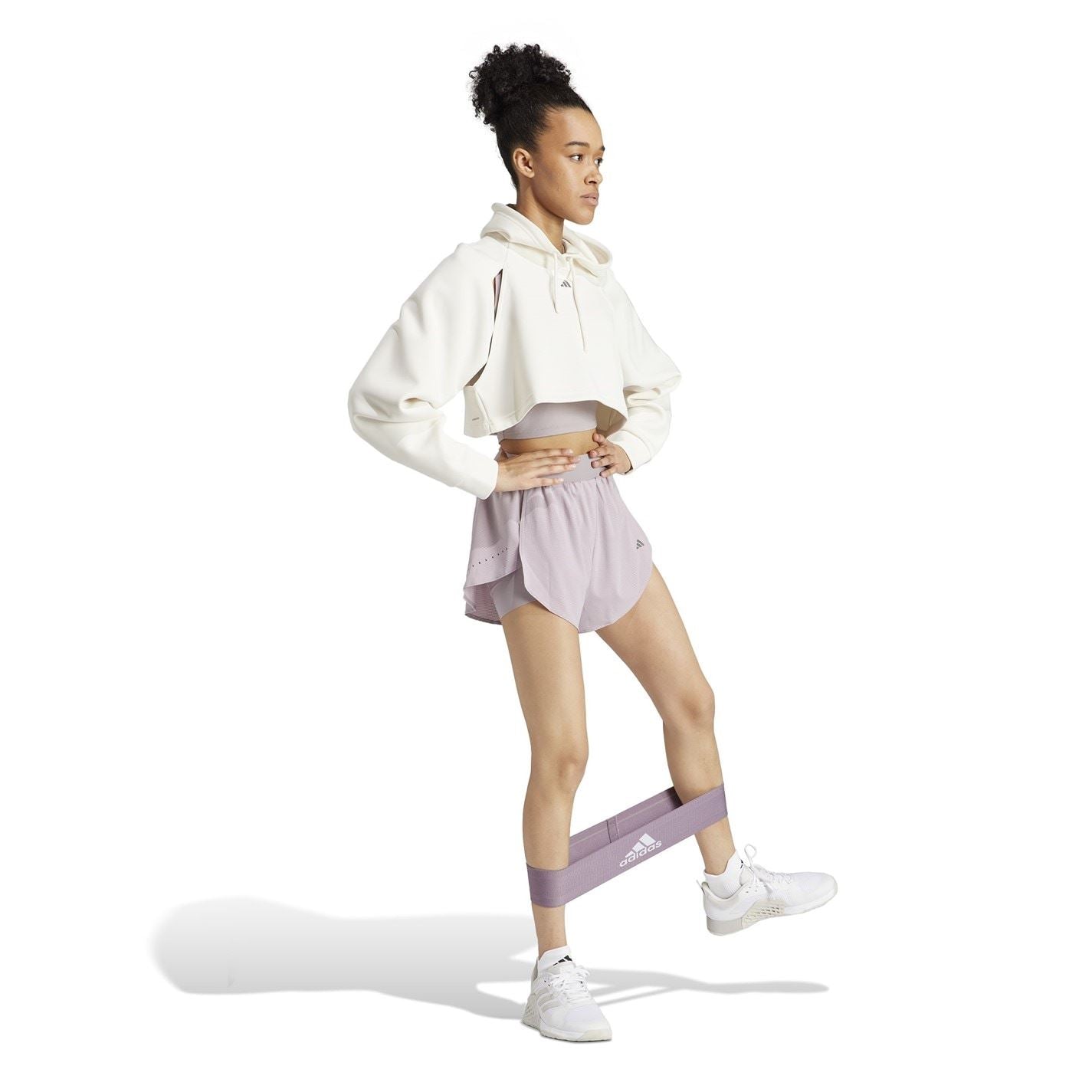 adidas Womens Designed For Training Hiit 2 In 1 Shorts