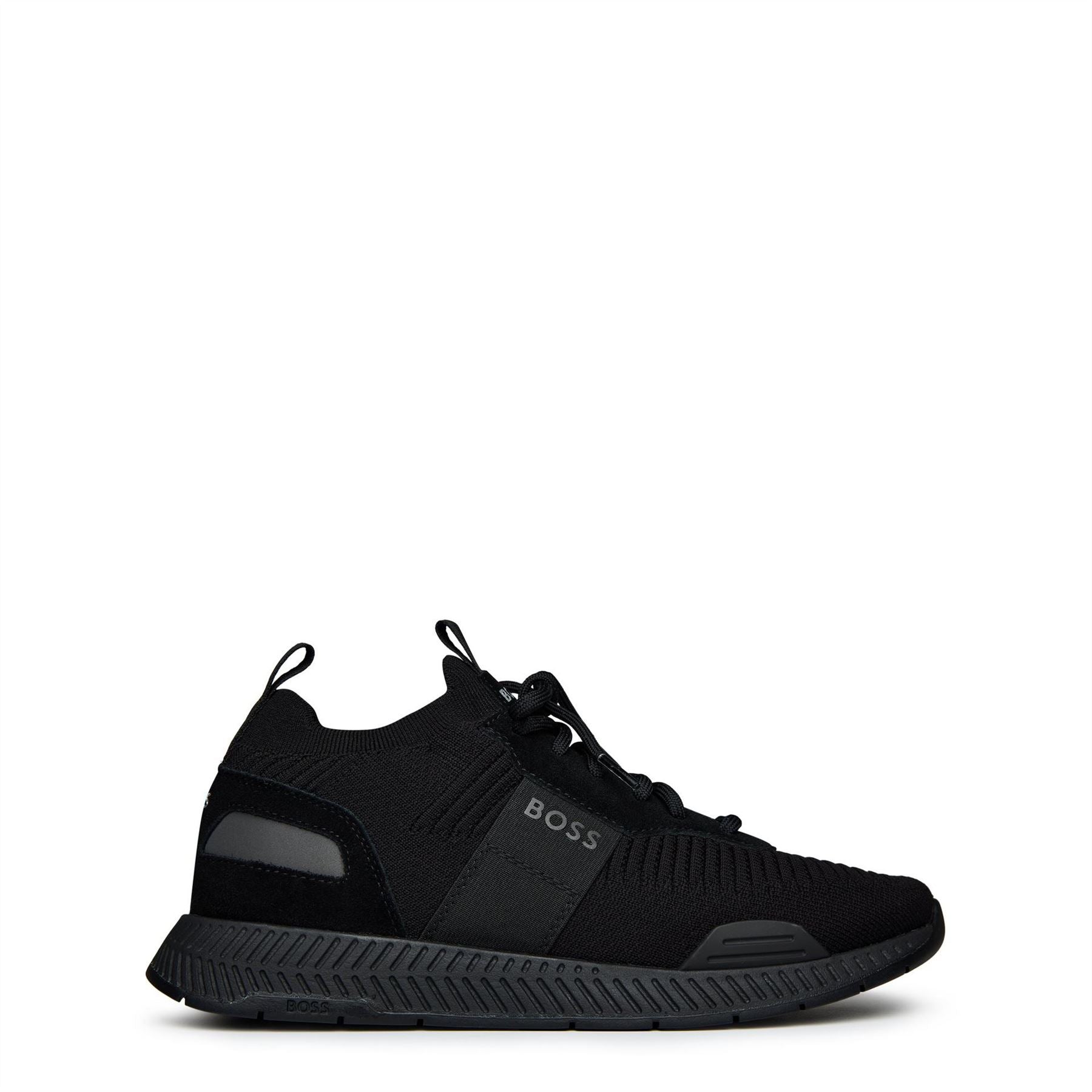 Boss Titanium Knit Runners, Sock Like Fit