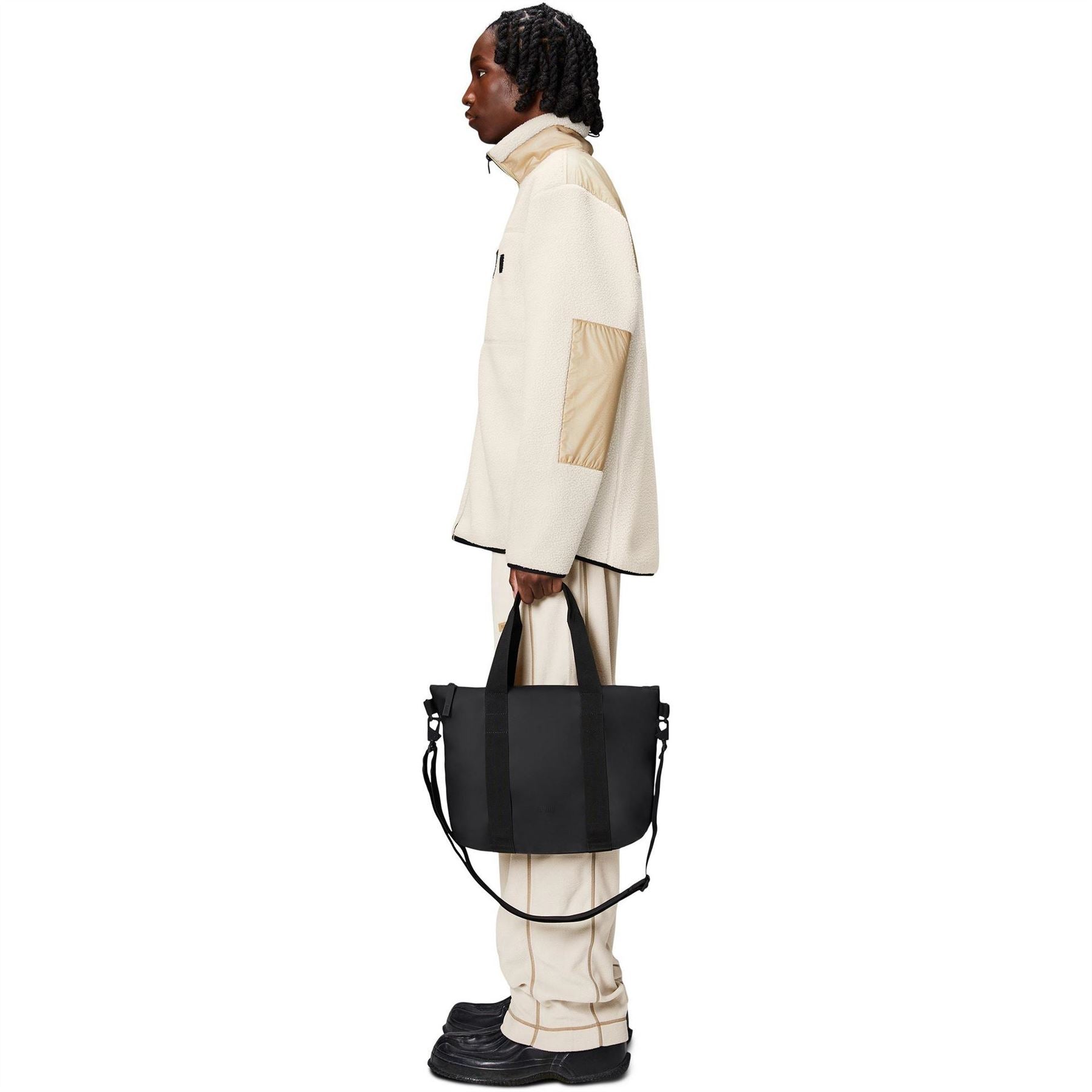Rains Tote with Logo and Detachable Strap