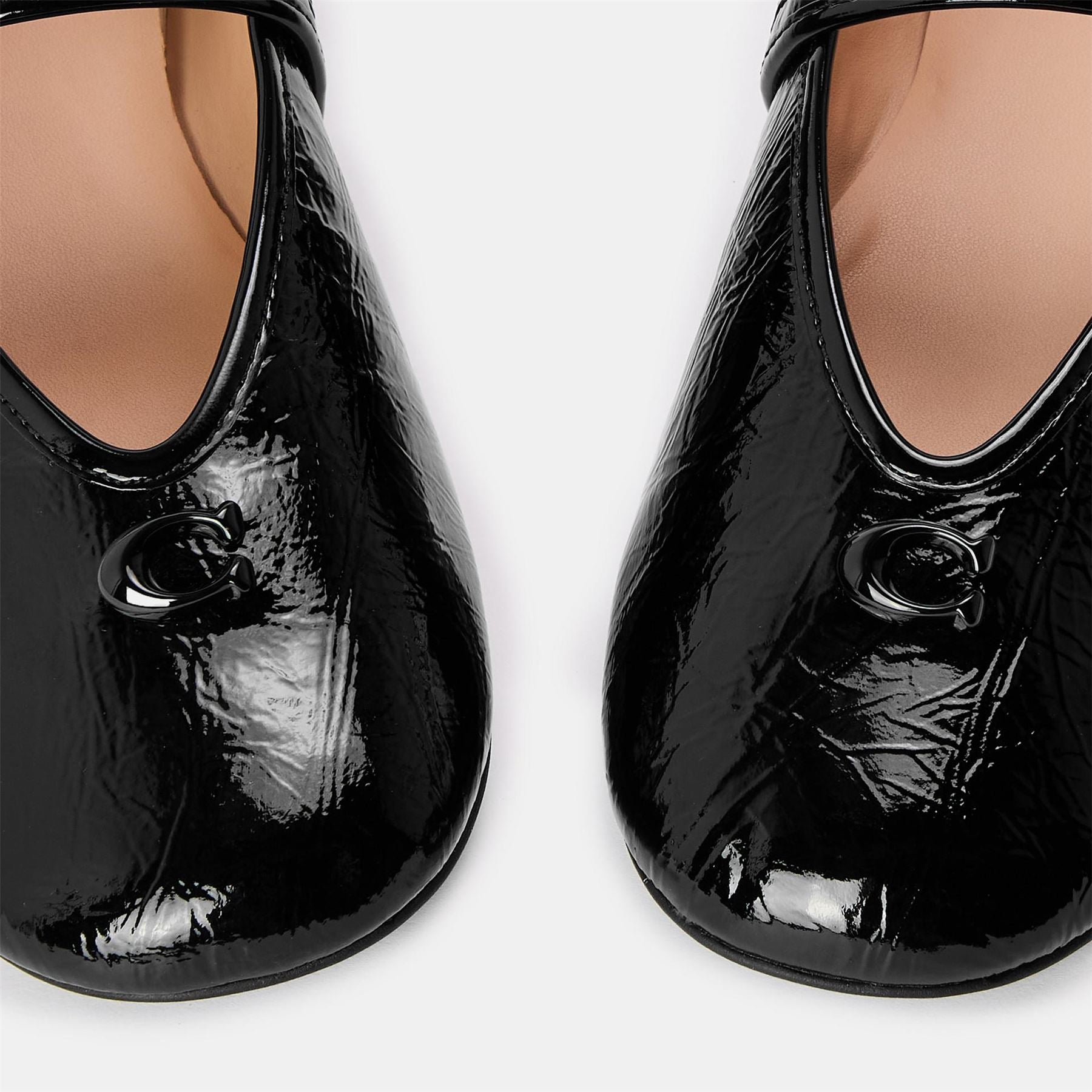 Coach Sculpt LD61 All Over Logo Mary Janes Flats
