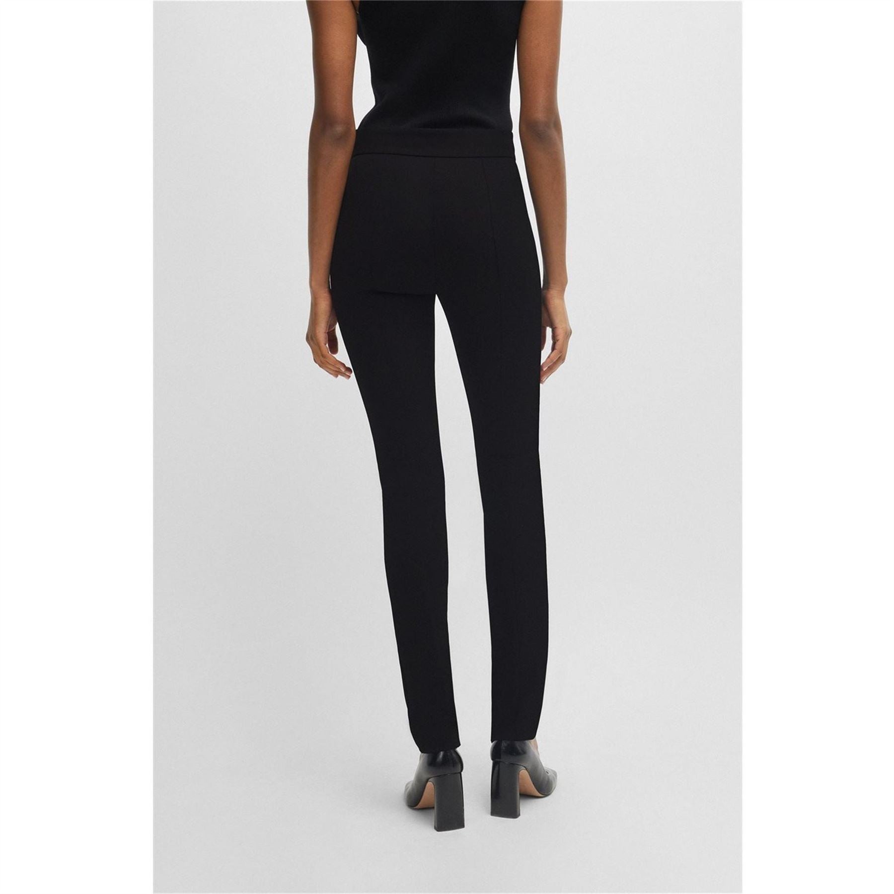 Boss Tukeva Solid Patterned Slim Trousers