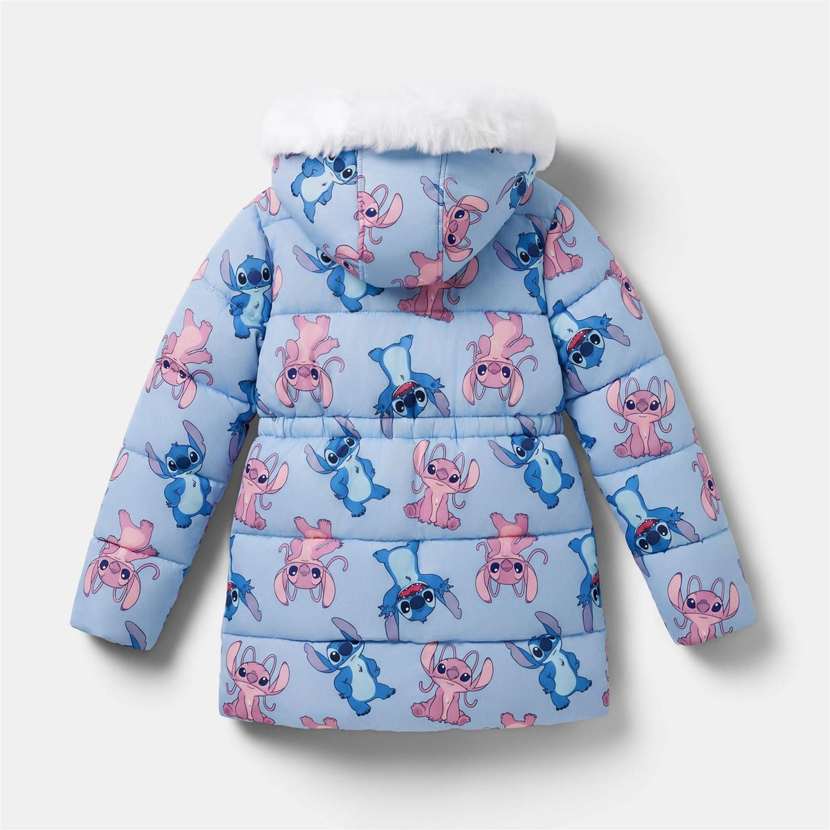 Character Disney Hooded Long Sleeve Short Puffer Jacket