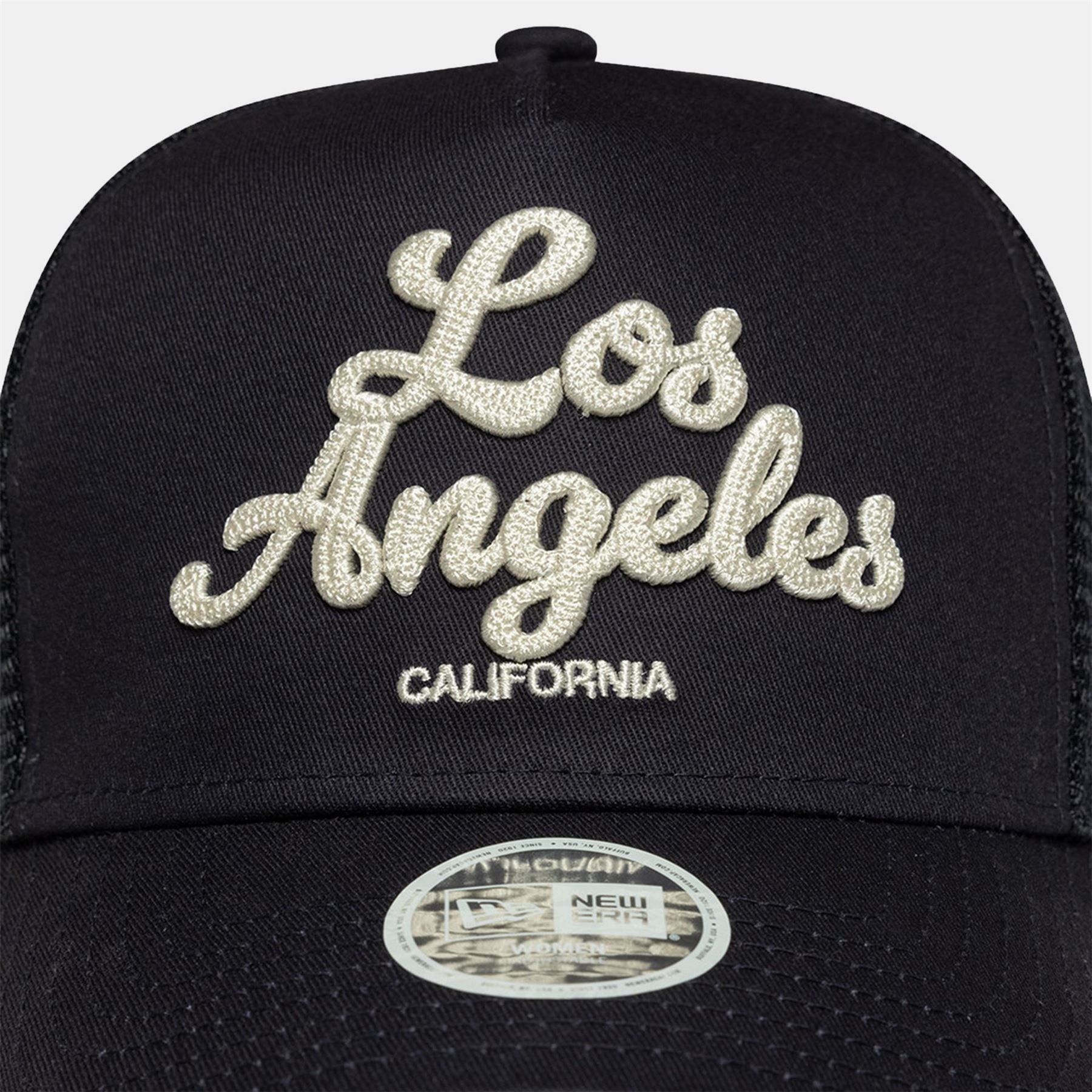 New Era City Lettering Adjustable Trucker Cap