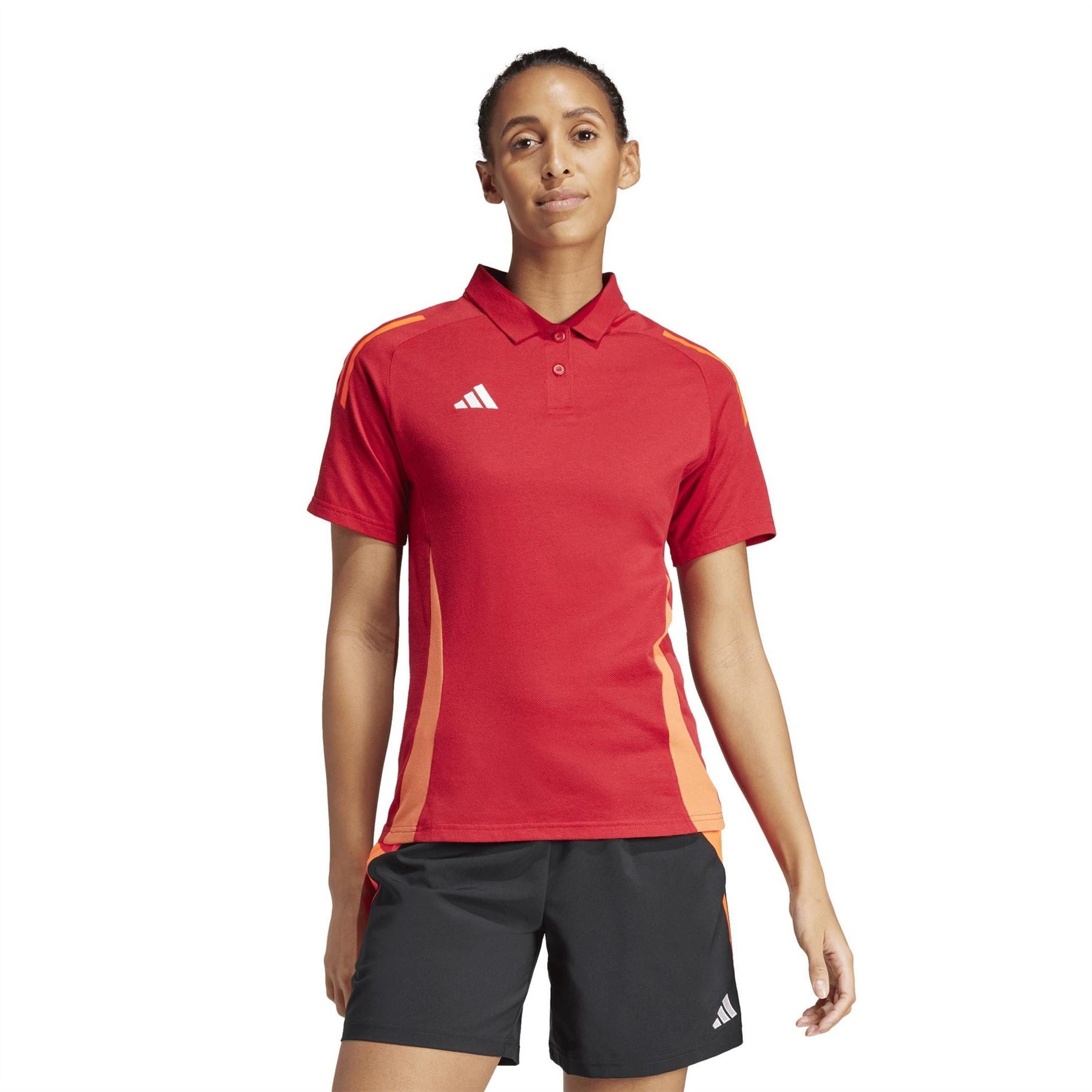 adidas Tiro24 Collared Neck Short Sleeve Polo Shirt