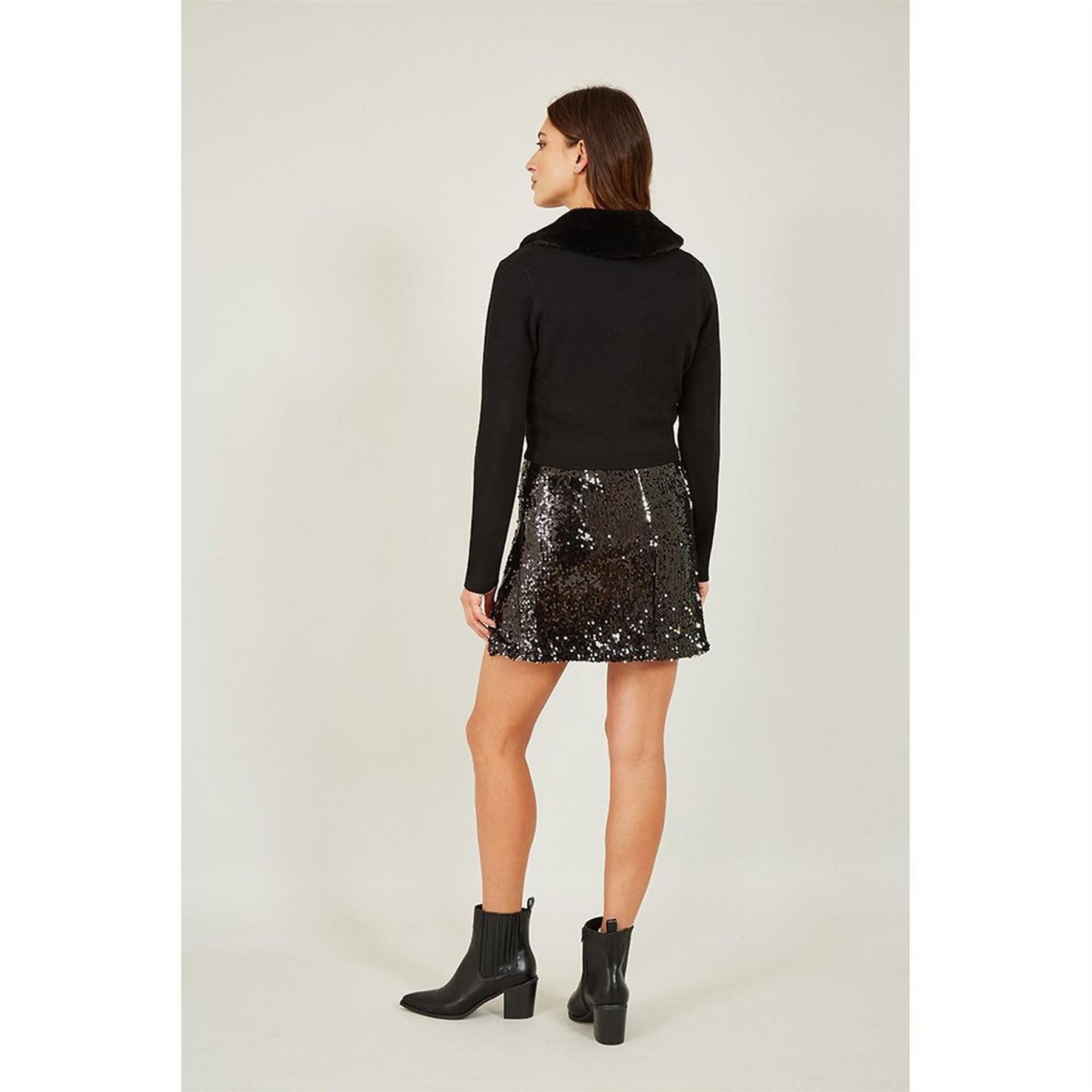 Yumi Bolero With Detachable Fur Collar