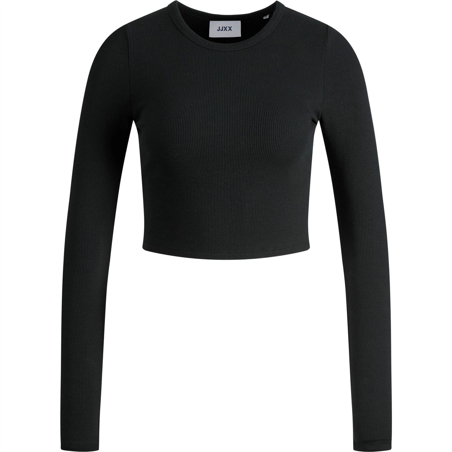 JJXX Feline Slim Fit Cropped Long Sleeve T-Shirt