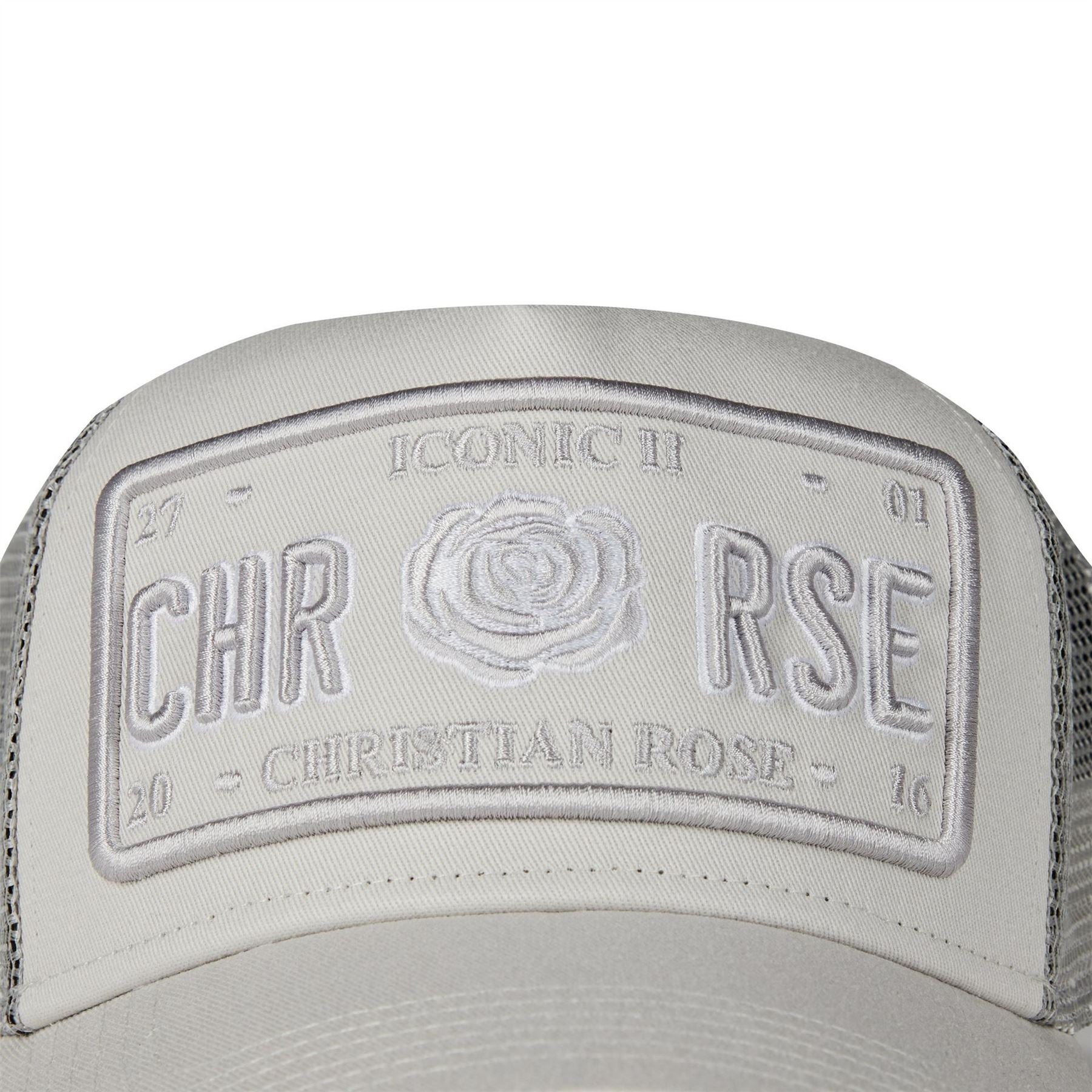 Christian Rose Ii Plate Trucker Cap