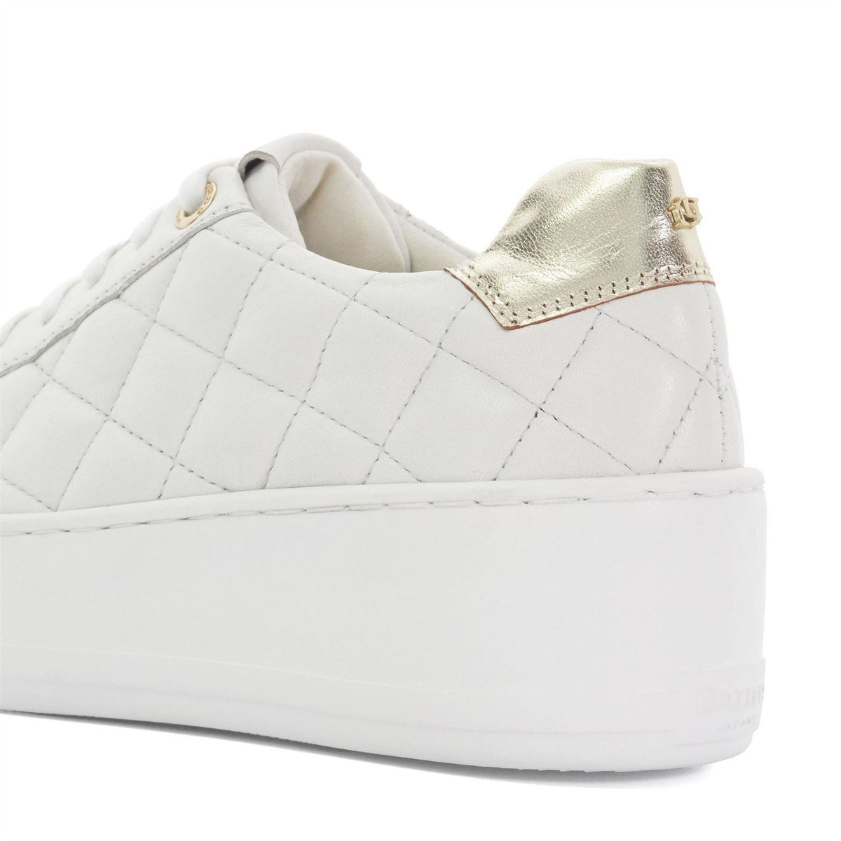 Dune London Elizas Quilted Wedge Heel Trainers