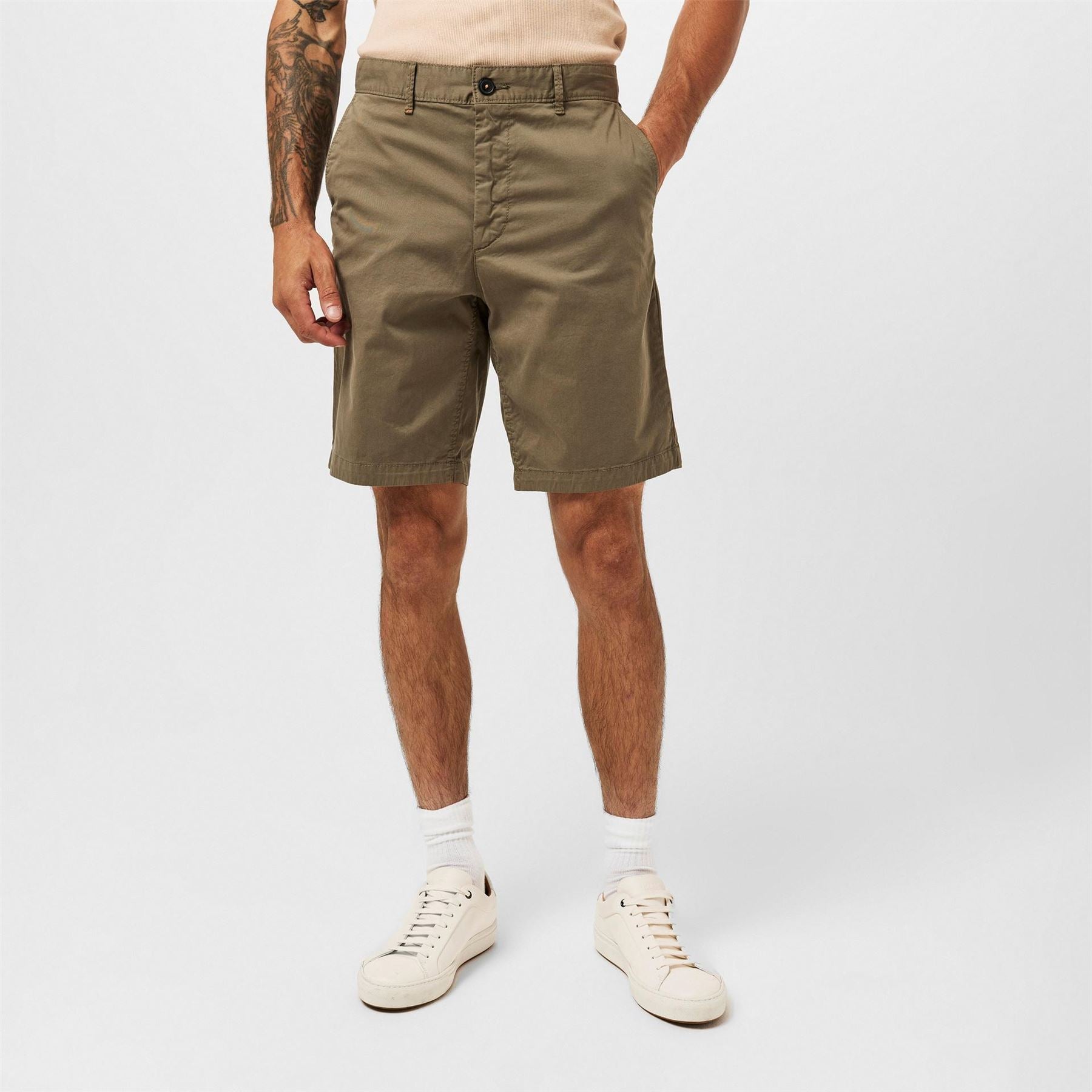 Boss Slim Fit Bermuda Chino Shorts