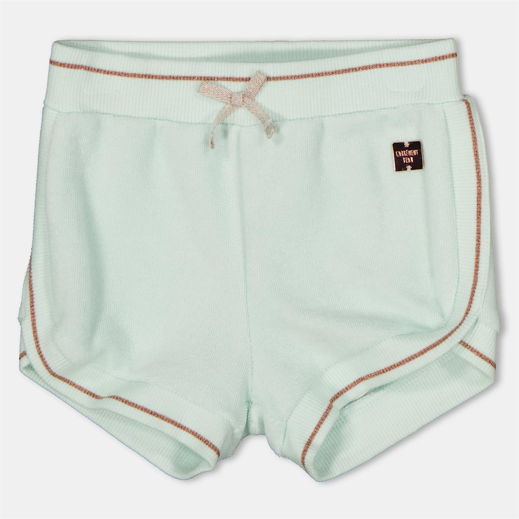 Carrement Beau Solid Bermuda Shorts with Curved Hem