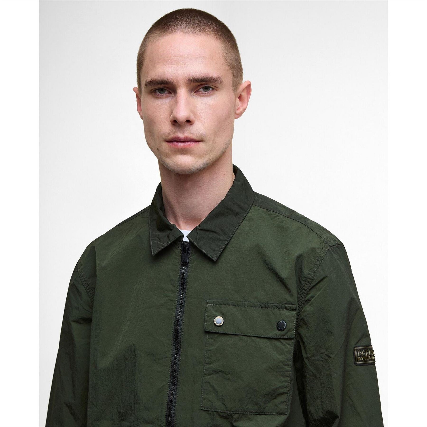 Barbour International Inline Zip Through Overshirt