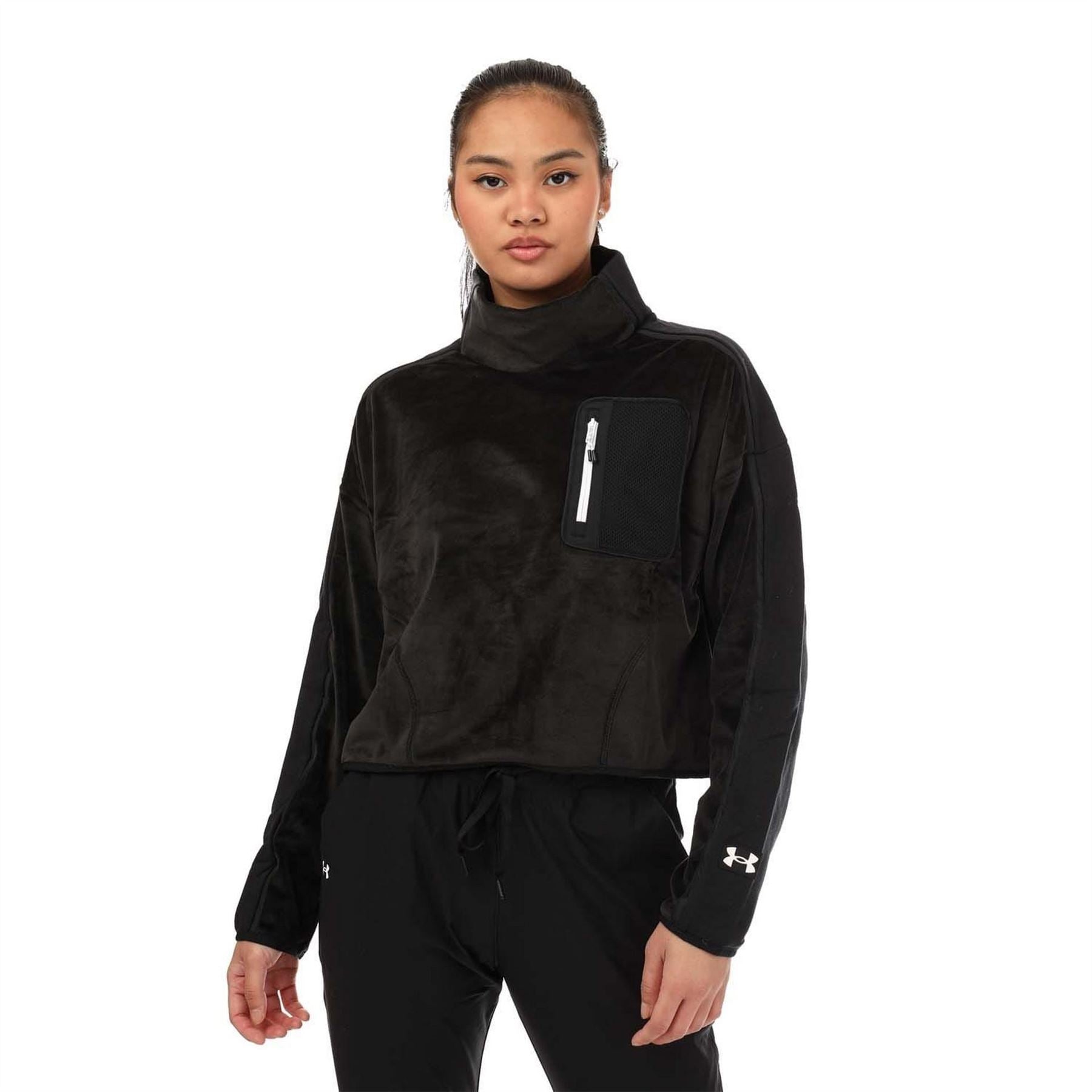 Under Armour Fleece Mock Neck Top