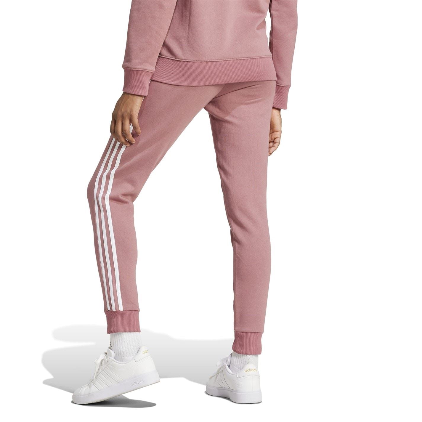 adidas Womens Essentials 3 Stripes Pants Slim
