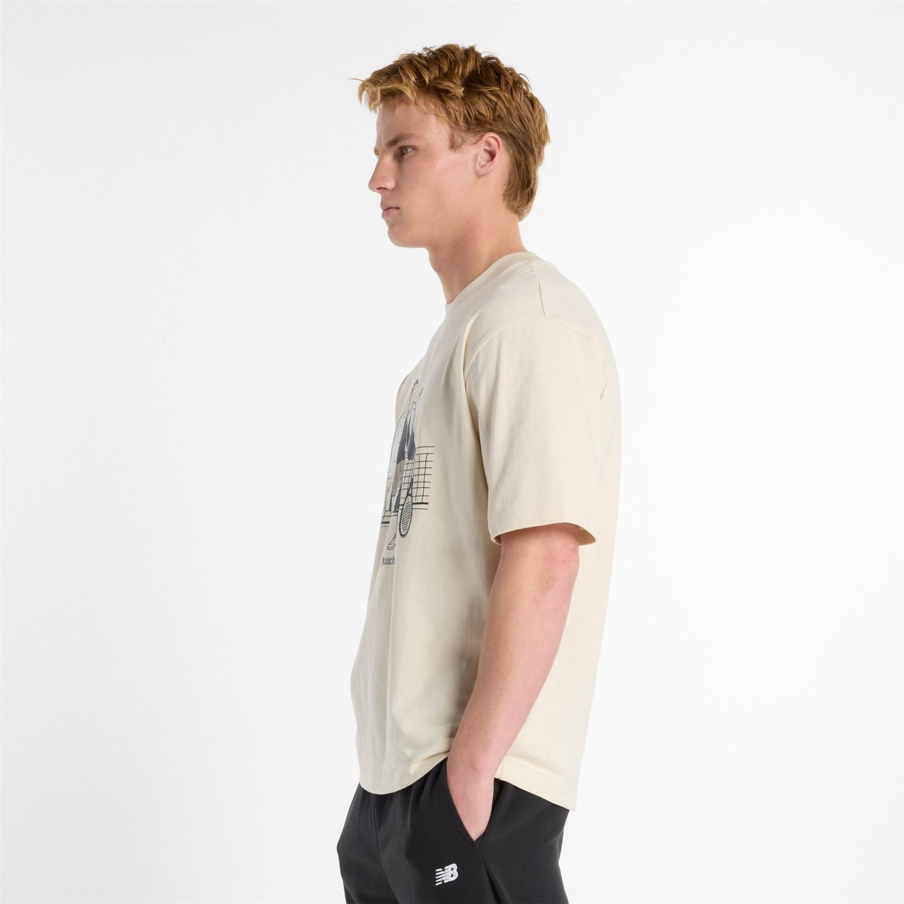New Balance Balance Pfct Match Tee Linen xl