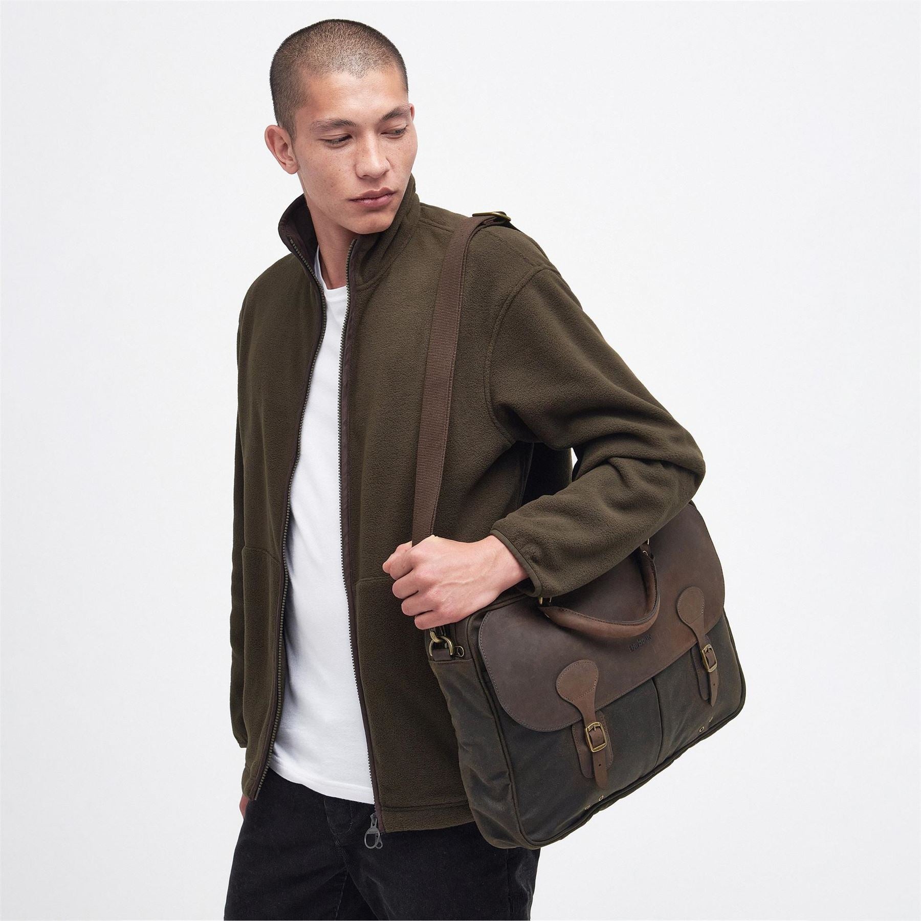 Barbour Leather Briefcase