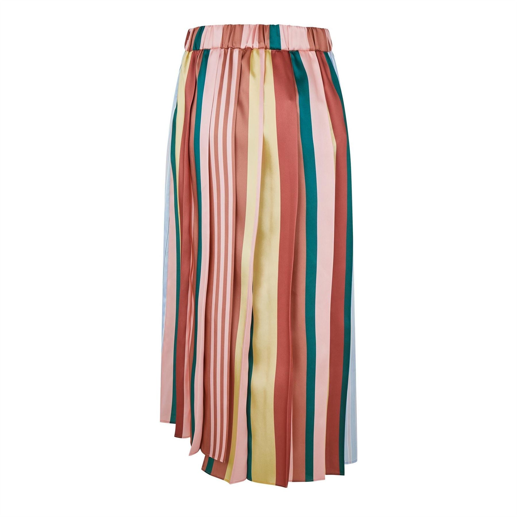 Weekend Max Mara Fagus Pleated Stripe A Line Skirt