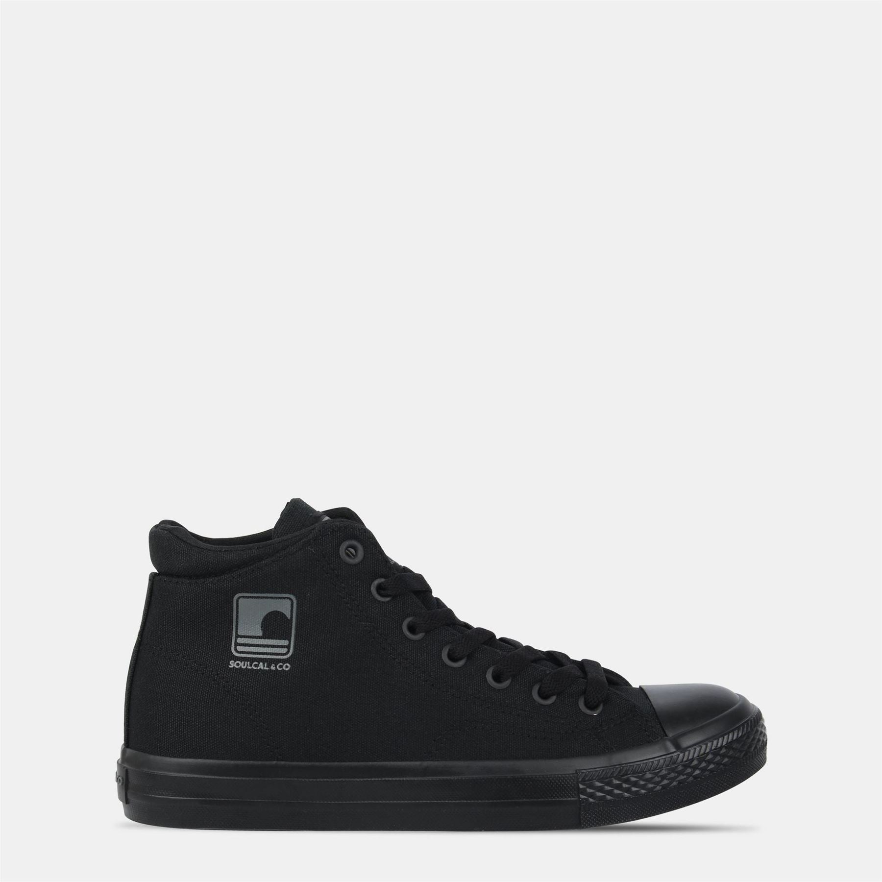 SoulCal Kids Canvasas Lace Up High Top Trainers