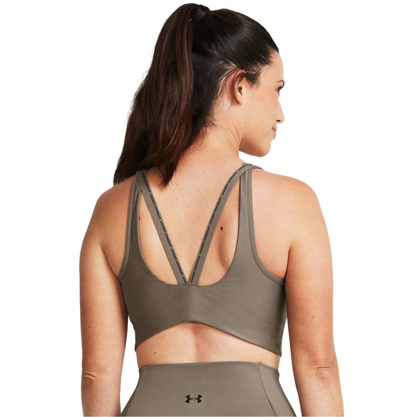 Under Armour Infin V-Neck Cropped Compression Bra