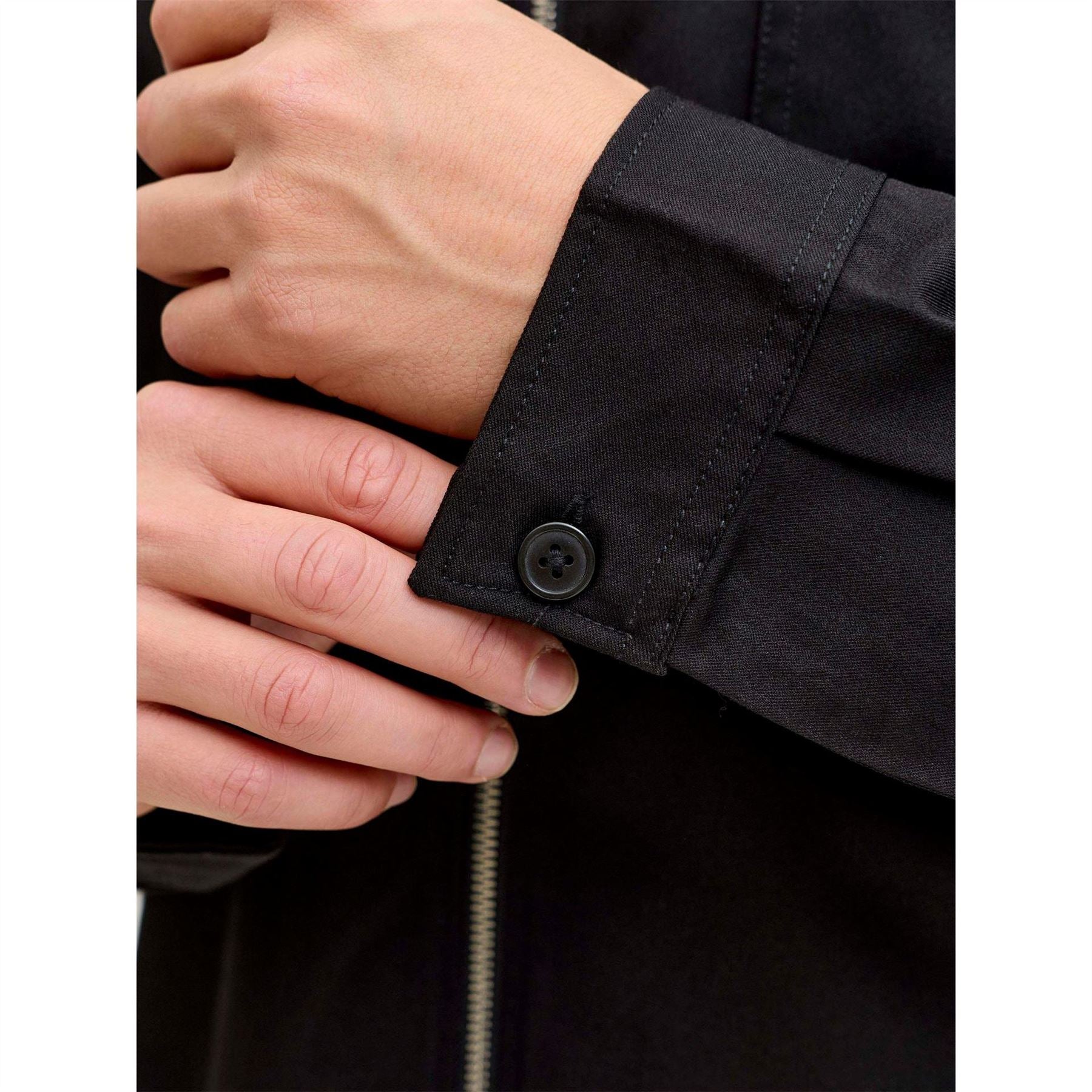 Jack and Jones Mens Party Zip Overshirt