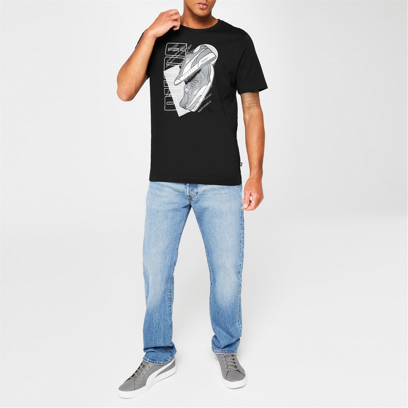 Puma Mens Smash Vulcan 3 Low Trainers