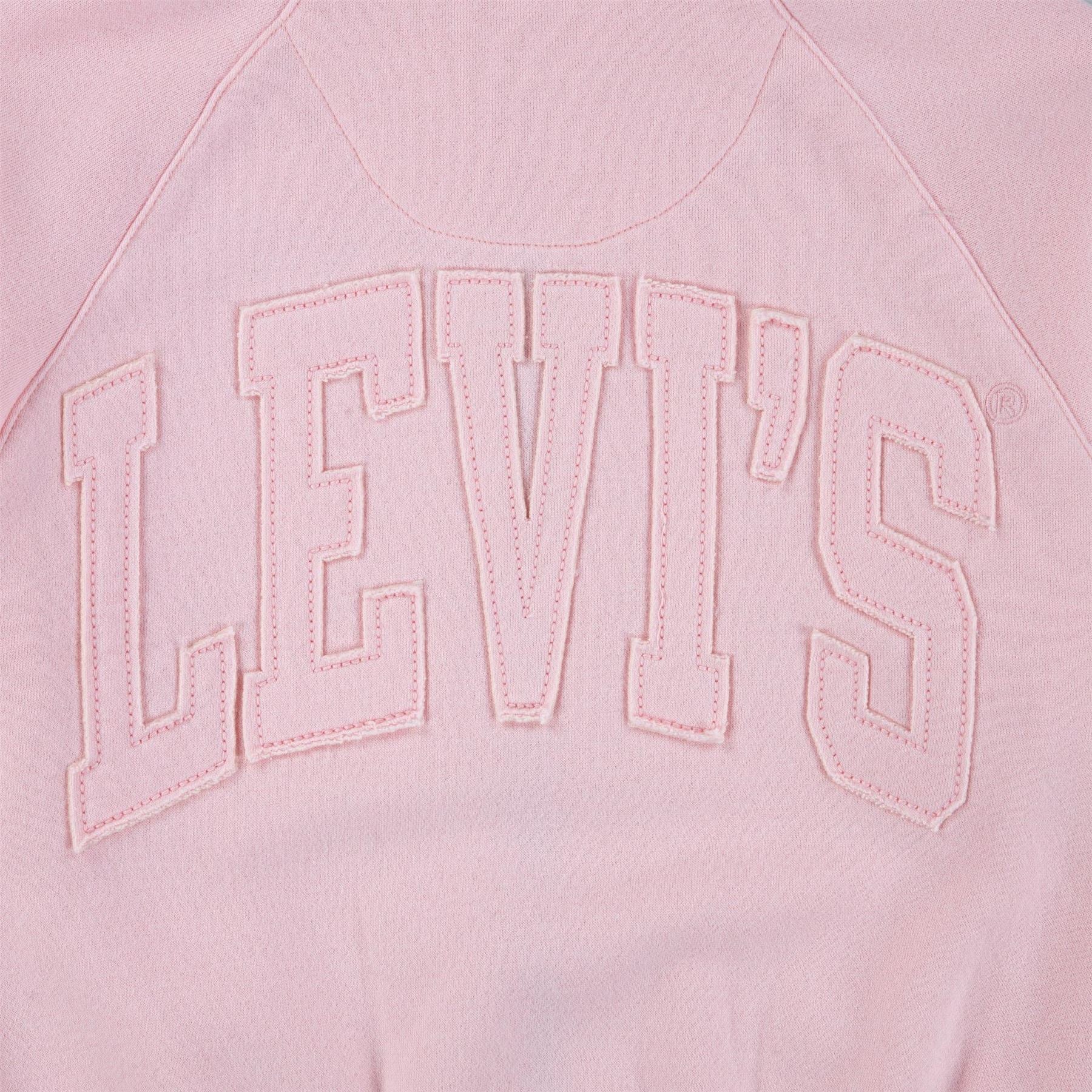 Levis Hooded Neck Solid Patterned Sweat Jacket