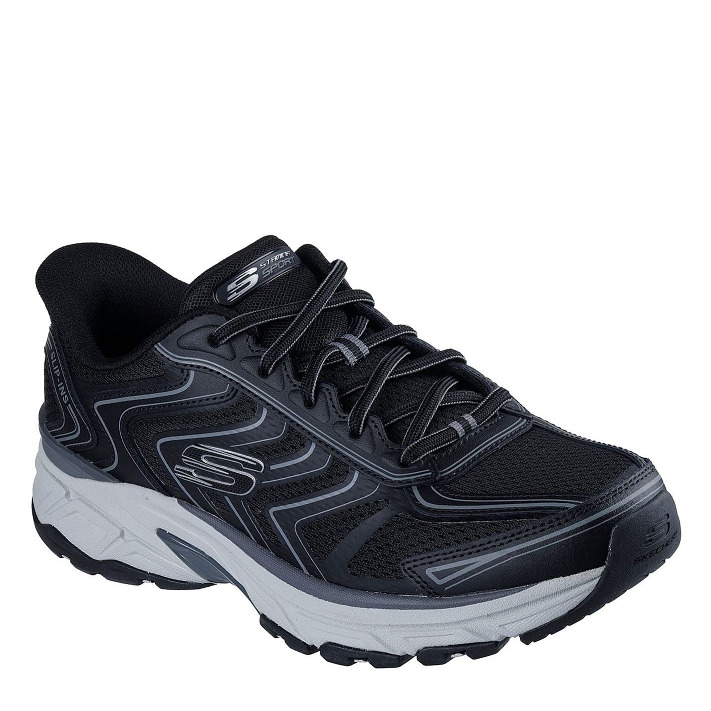 Skechers Mens Slip Ins: Stamina Sport Retro Runners Trainers