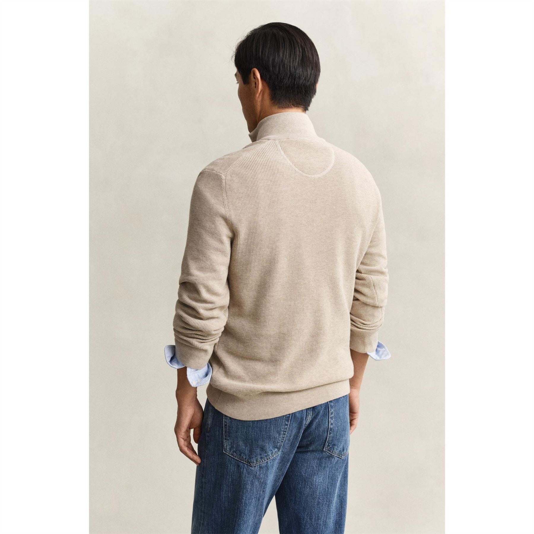 Gant Textrd Half Zip Sn62