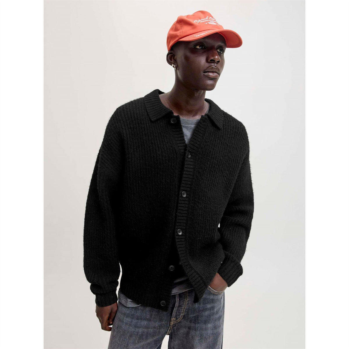 Jack and Jones Mens York Knit Cardigan