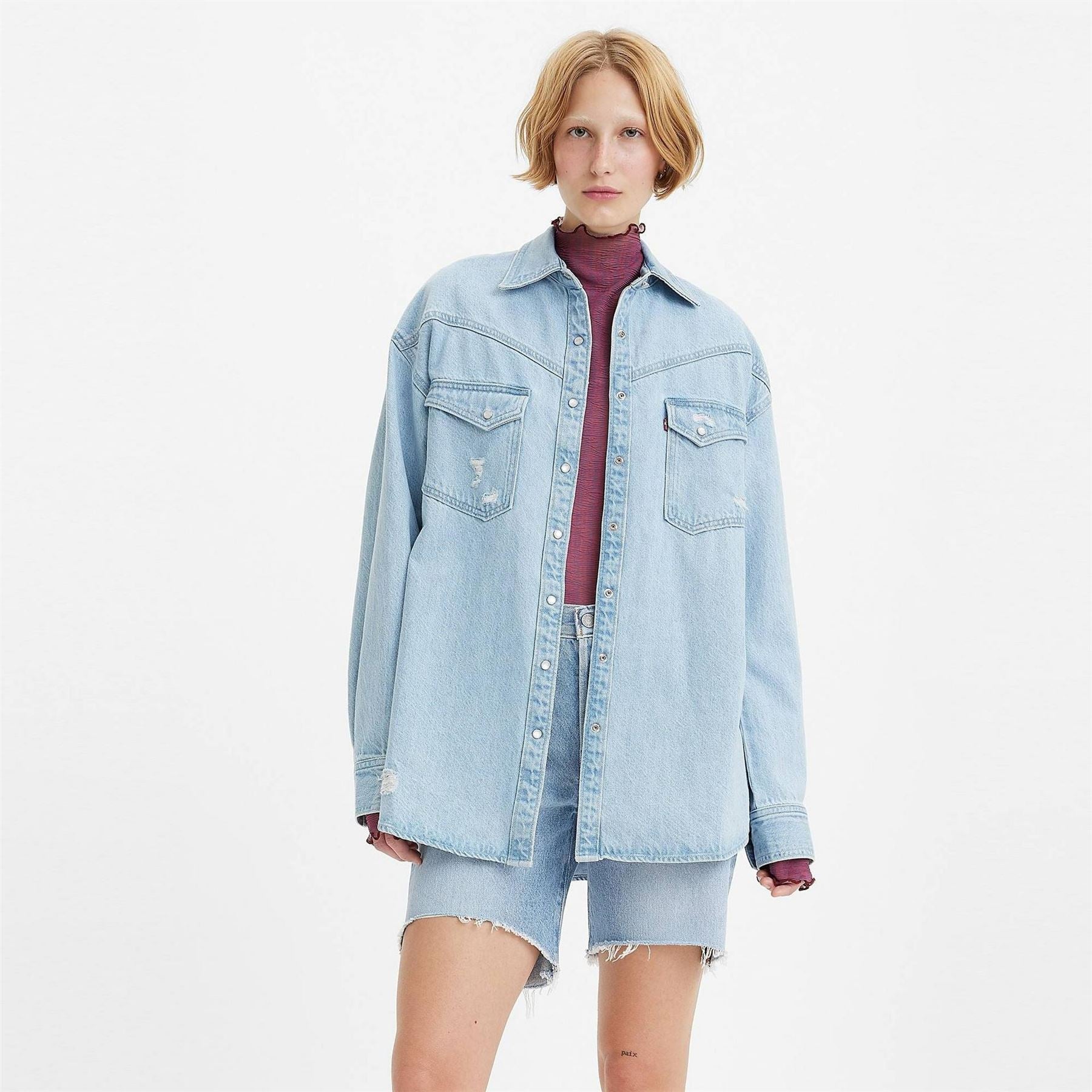 Levis Dorsey Xl Western Shirt