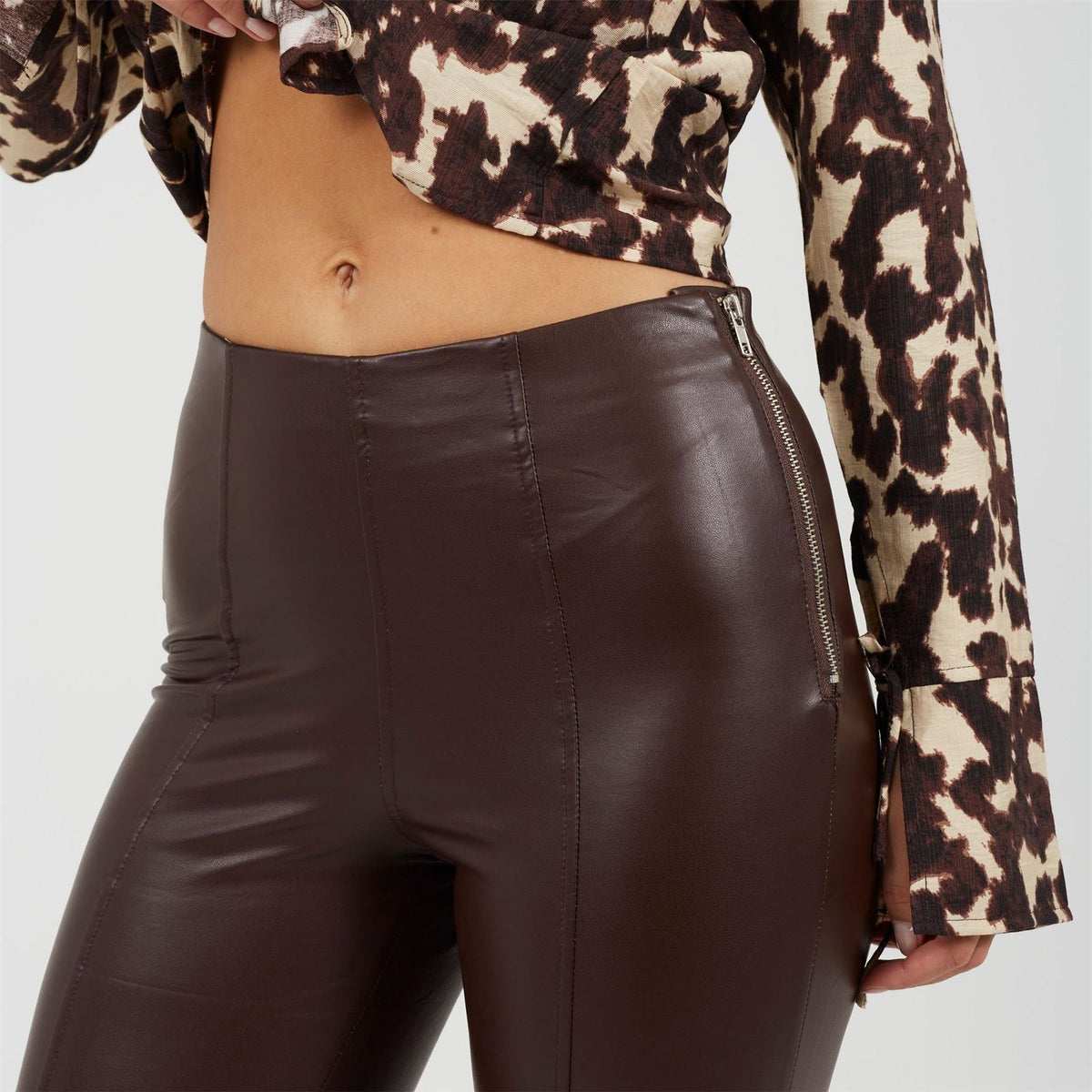 Brave Soul Faux Leather Trousers