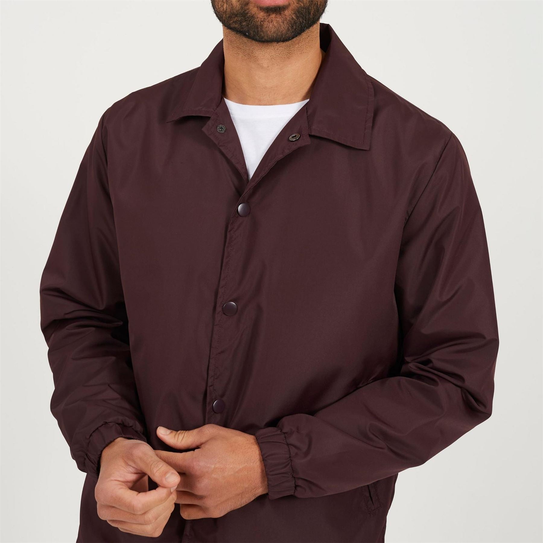 Brave Soul Mens Light Weight Coach Jacket