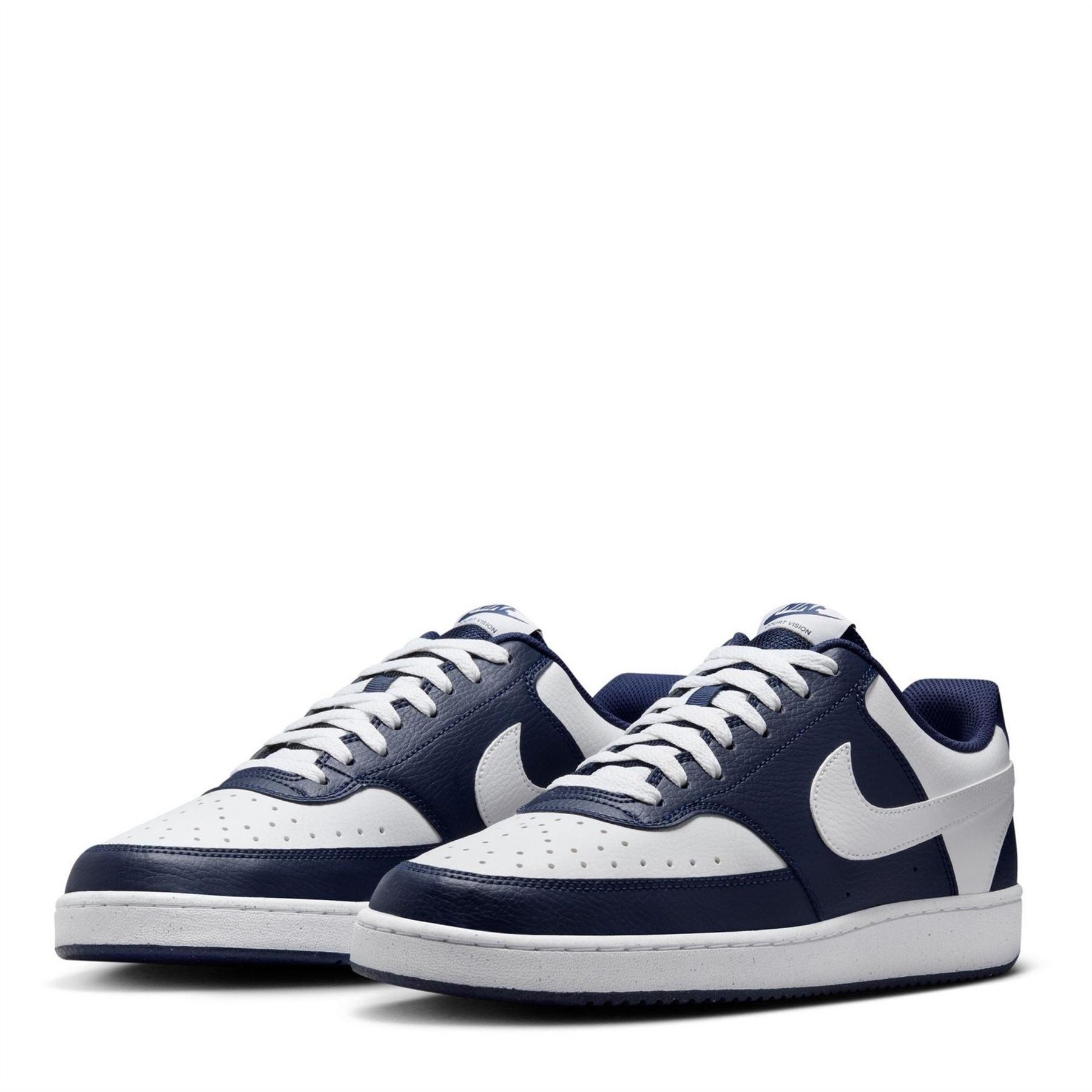 Nike Court Vision Low Top Lace-Up Sneakers