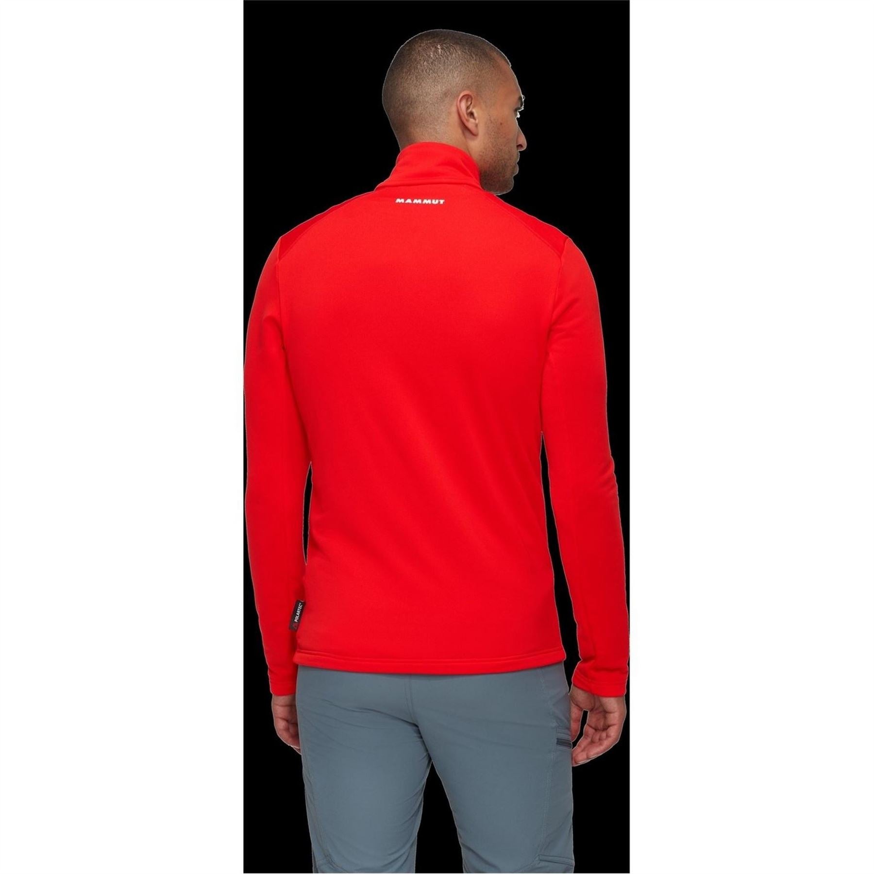 Mammut Aconc Solid Patterned Full Zipper Ribbed Cuff Jacket