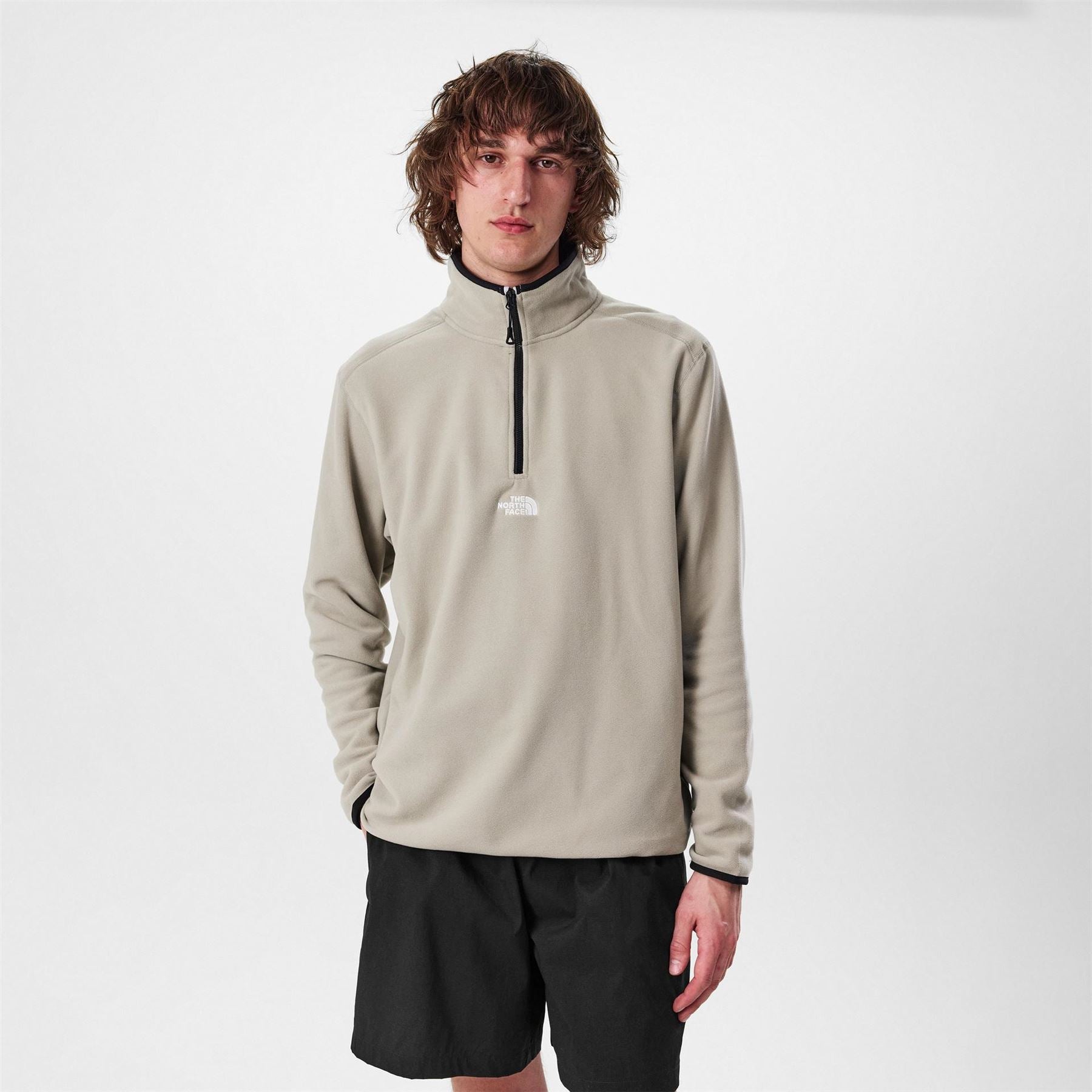 The North Face Glacier Quarter Zip Embroidered Sweatshirt