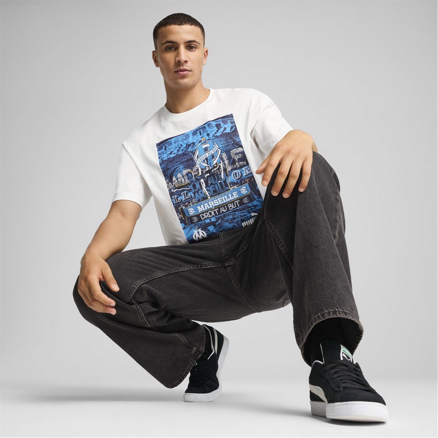 Puma Olympique de Marseille Relaxed Fit T-Shirt