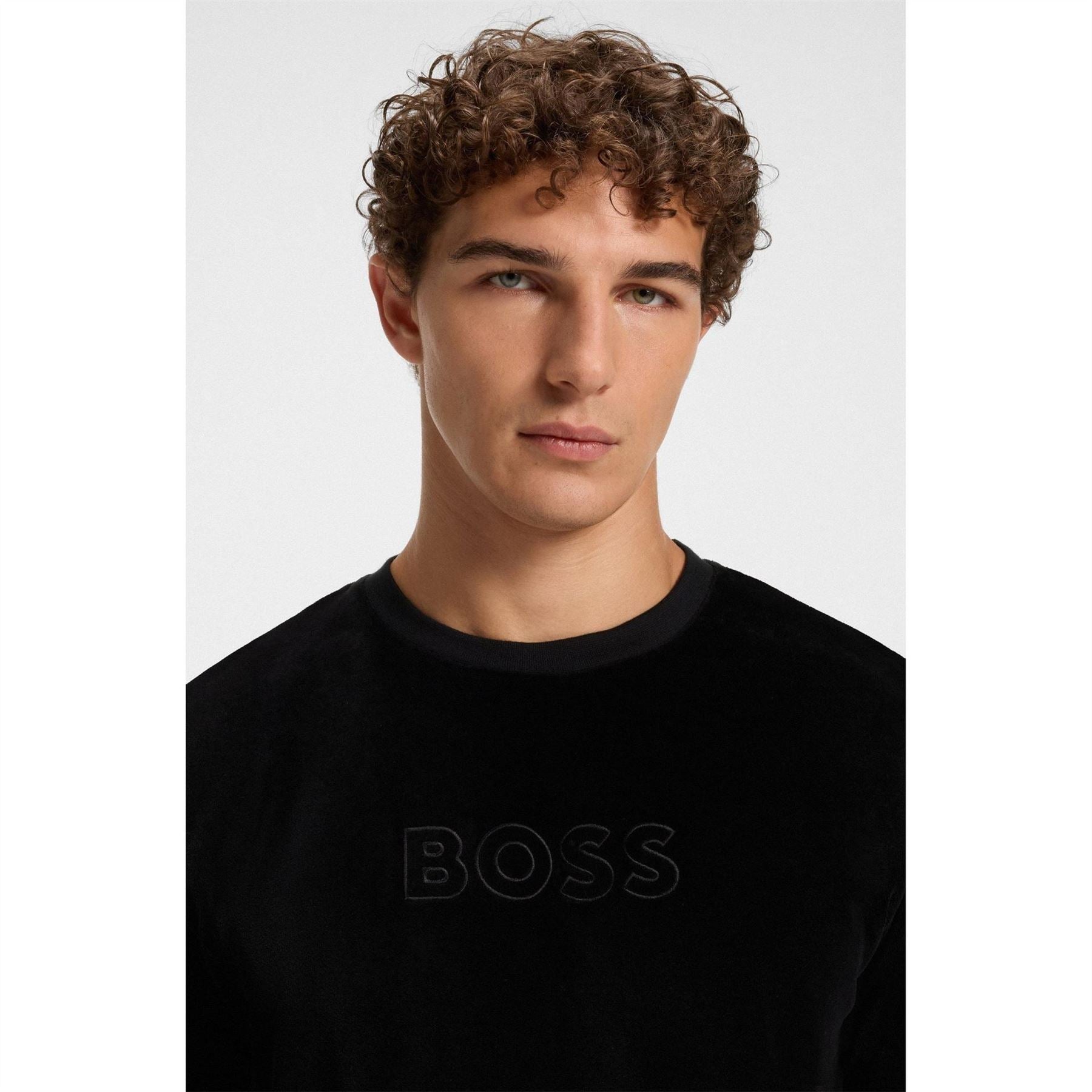 Hugo Velour Sweatshirt 10275198 01