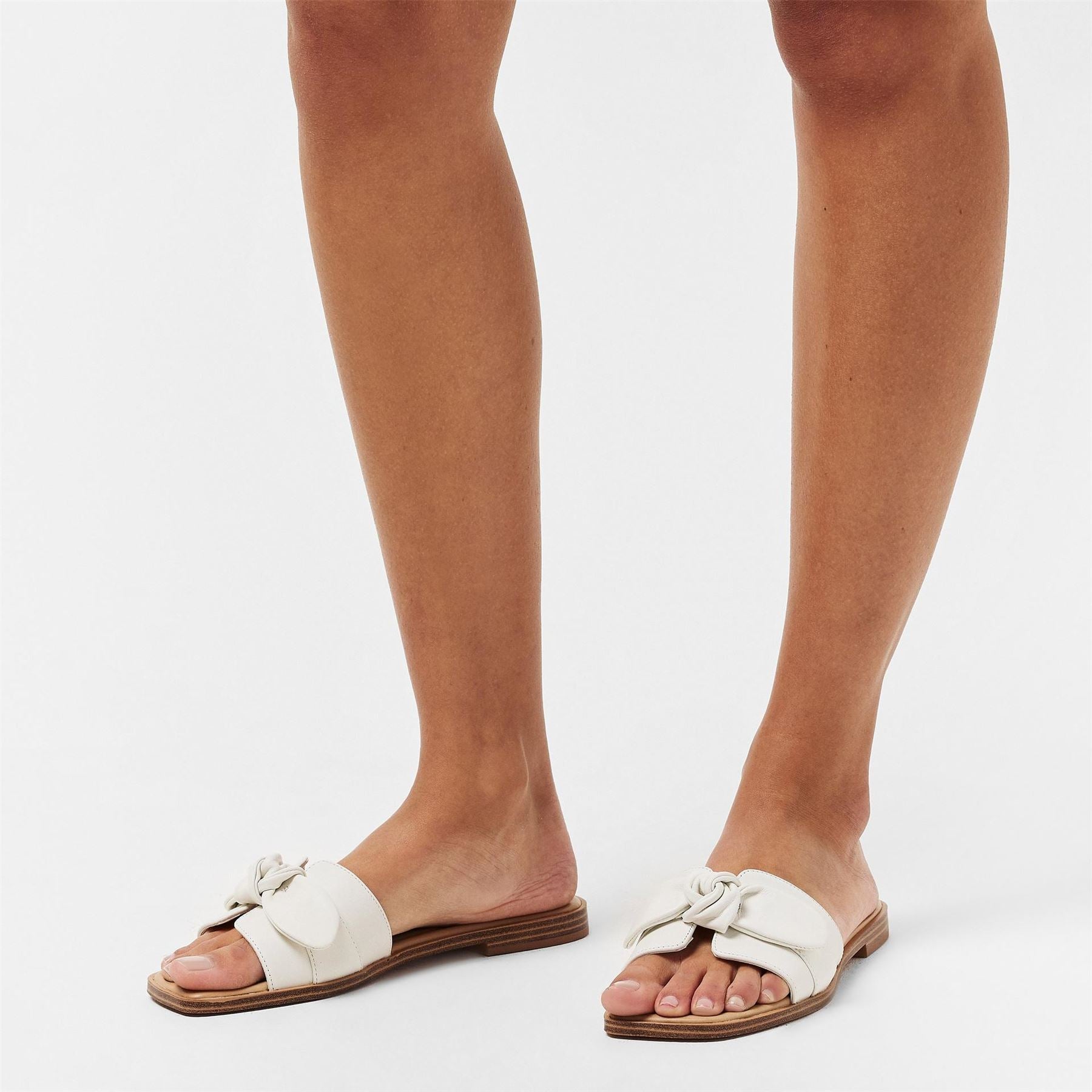 Aldo Open Toe Flat Heel Slide Sandals