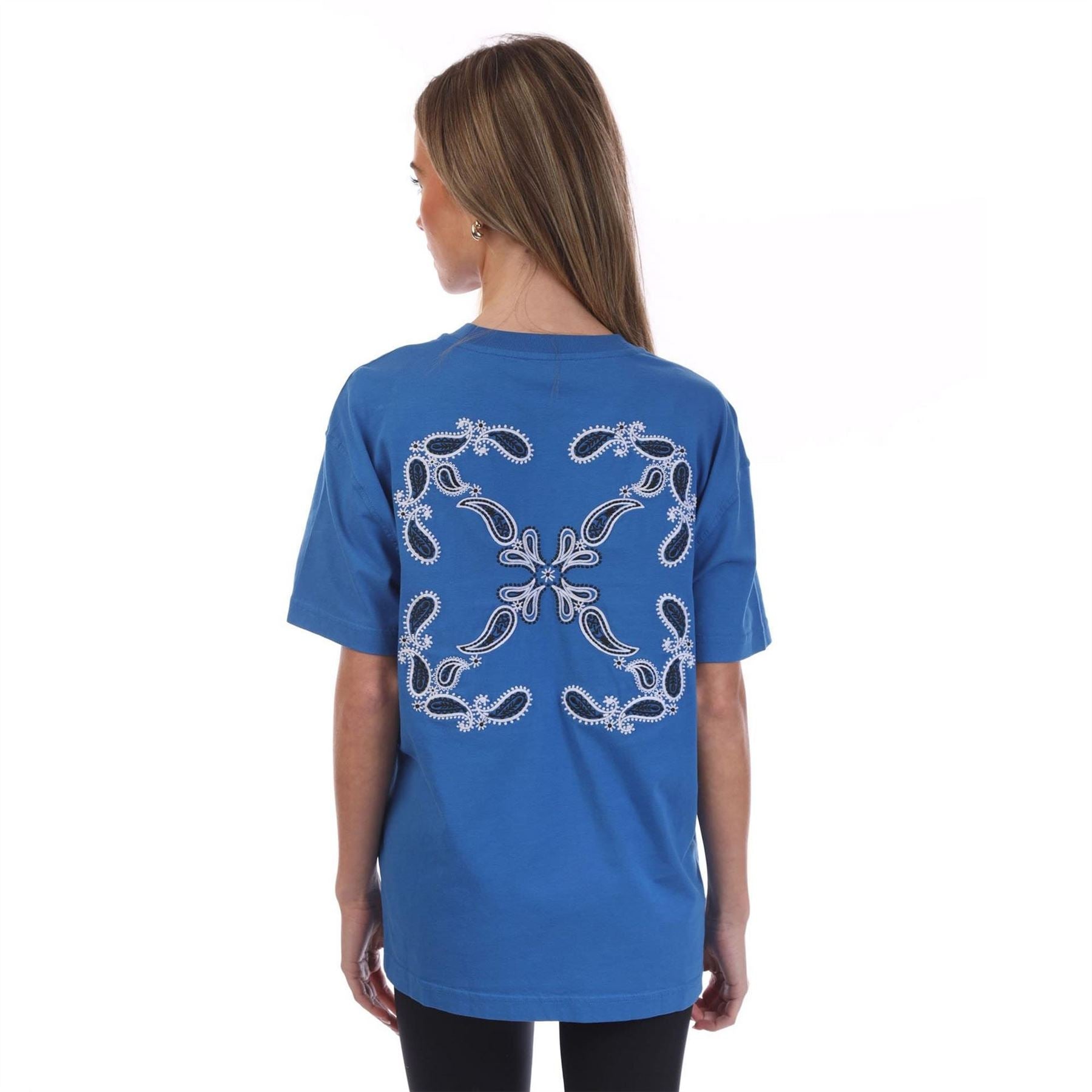 Off White Bandana Arrow Casual T-Shirt