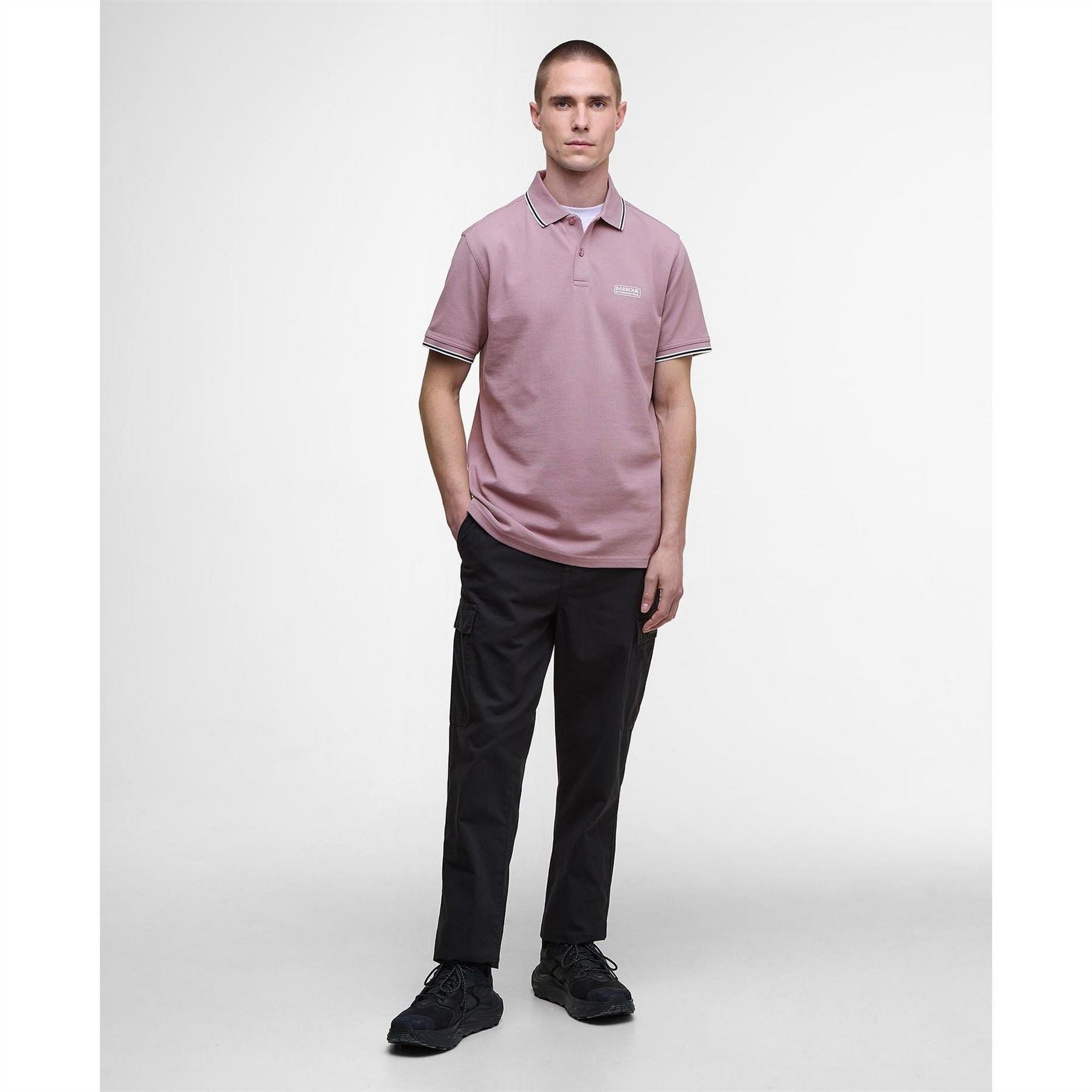 Barbour International Tipped Short Sleeve Polo Shirt