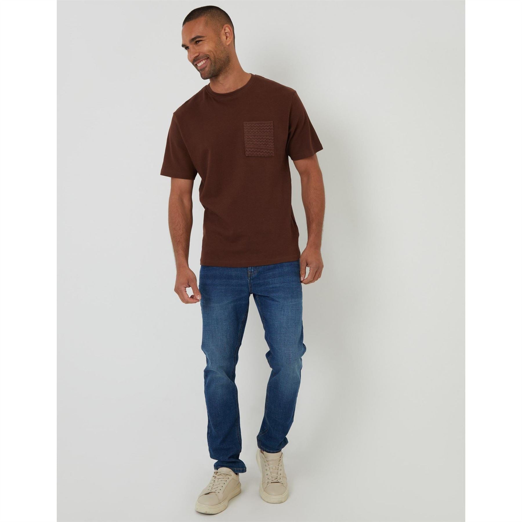 Threadbare Havana Regular Fit Crew Neck T-Shirt