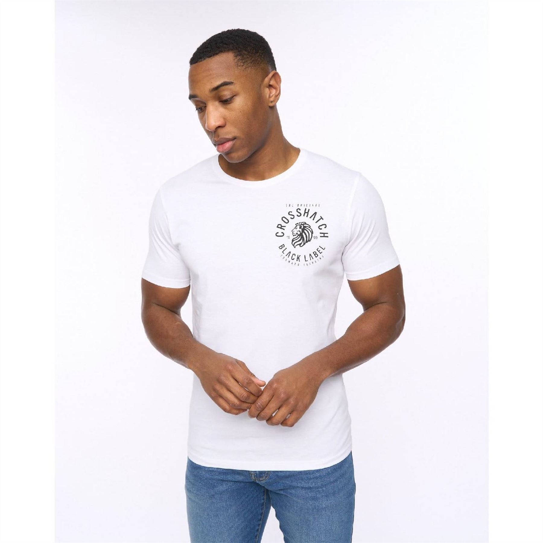 Crosshatch Pack Of College Theme Print T-Shirts