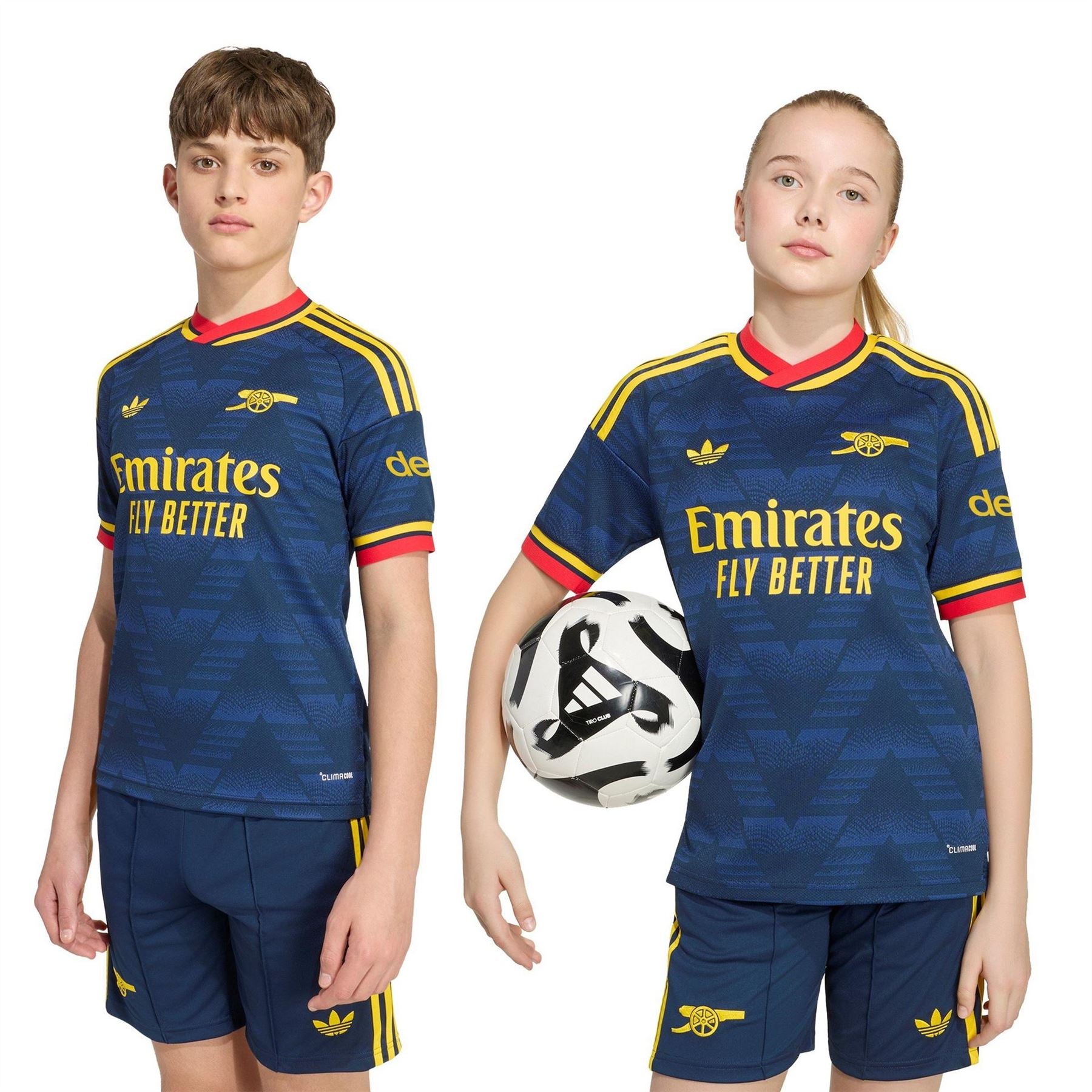 adidas Arsenal Away 24 25 Aeroready Short Sleeve V Neck Football Shirt