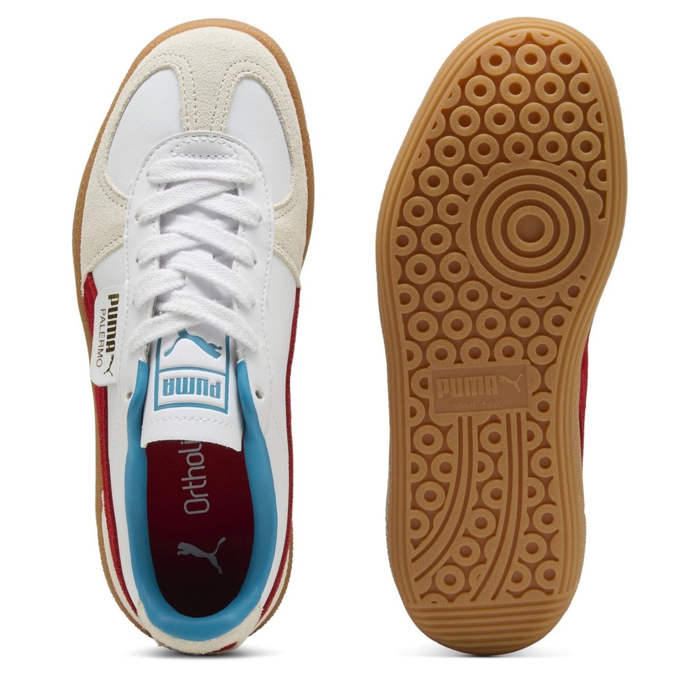 Puma Palermo Leather Jr Low Top Trainers Boys