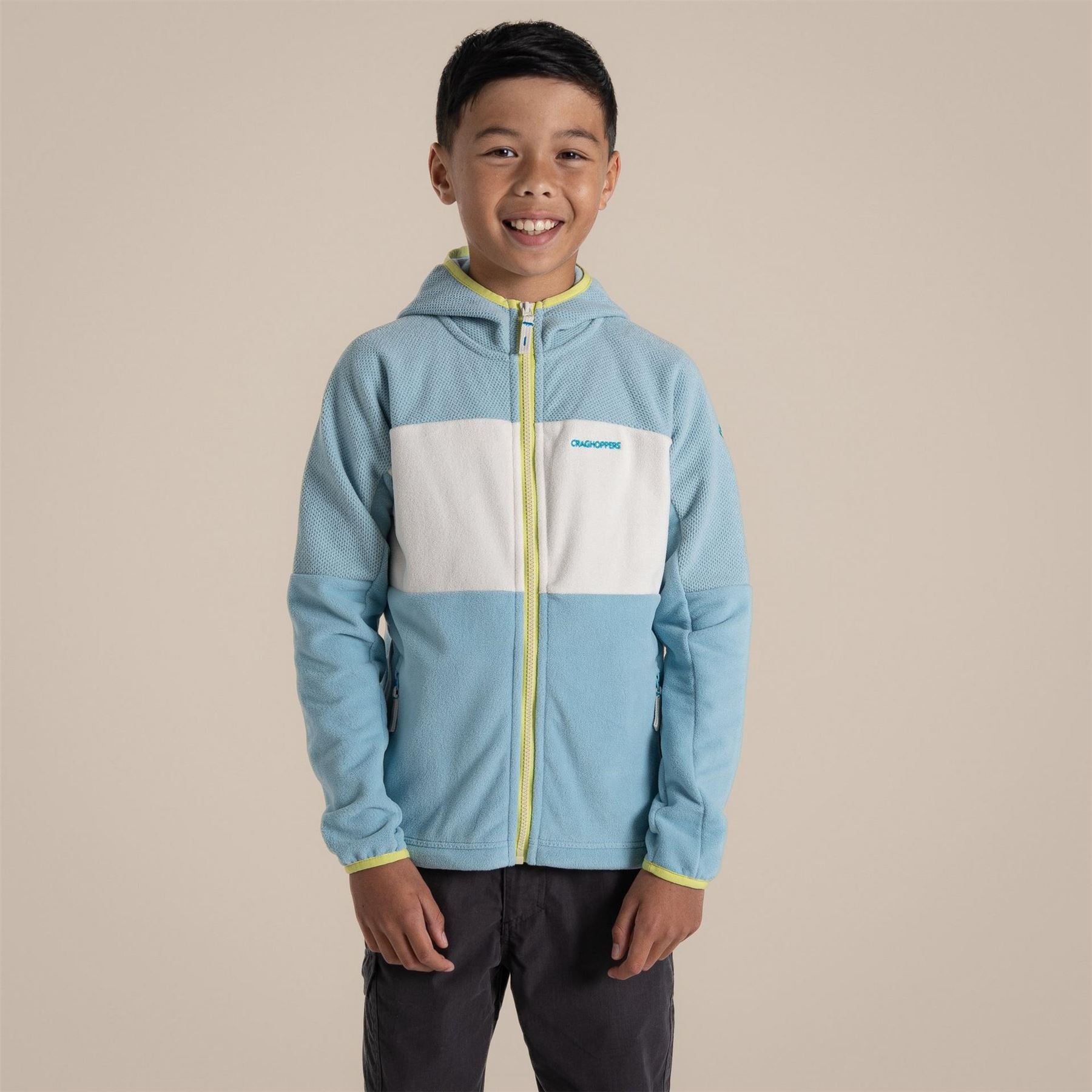 Craghoppers Kids Bindloe Hooded Full Zip Fleece