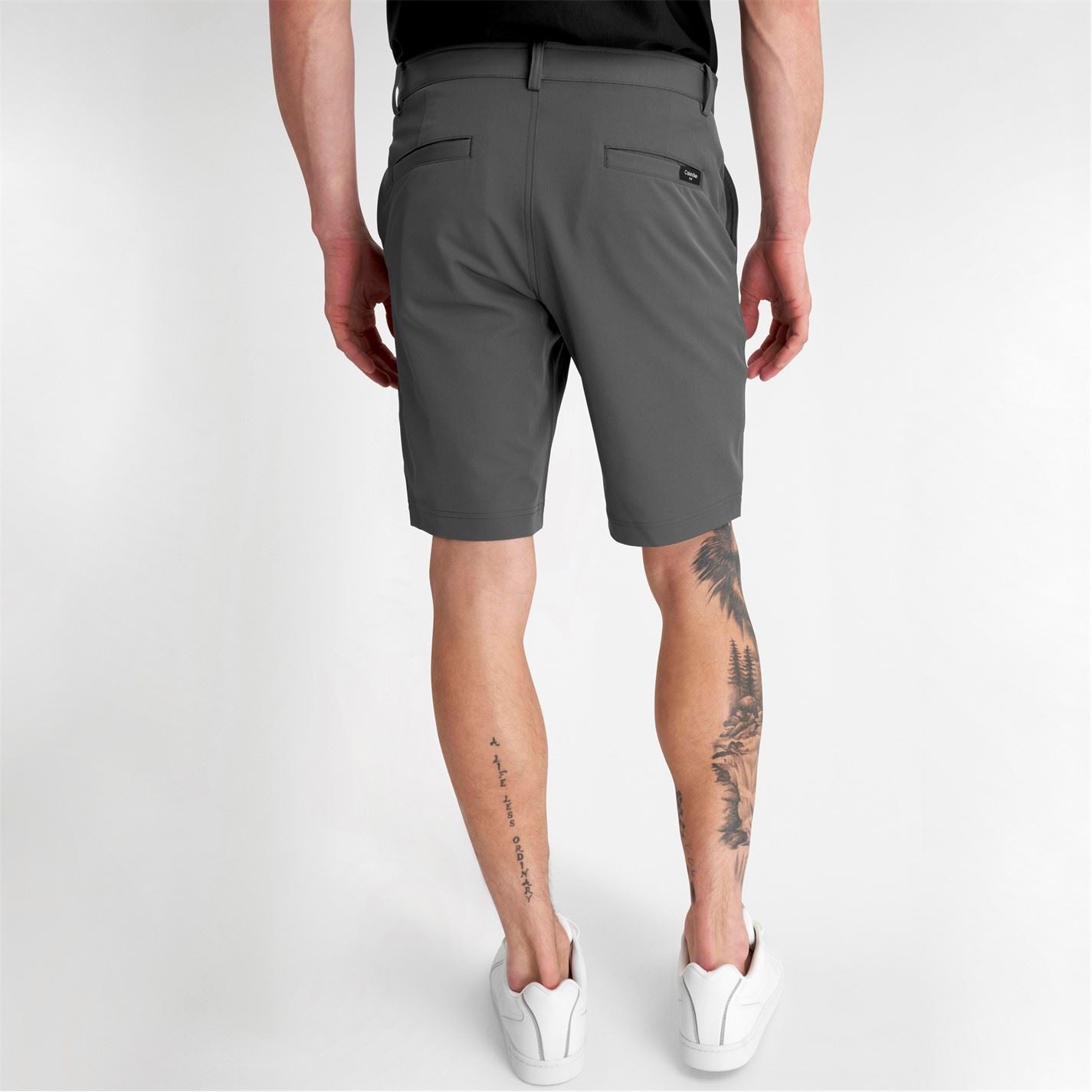 Calvin Klein Golf Logo Print Chino Bermuda Shorts