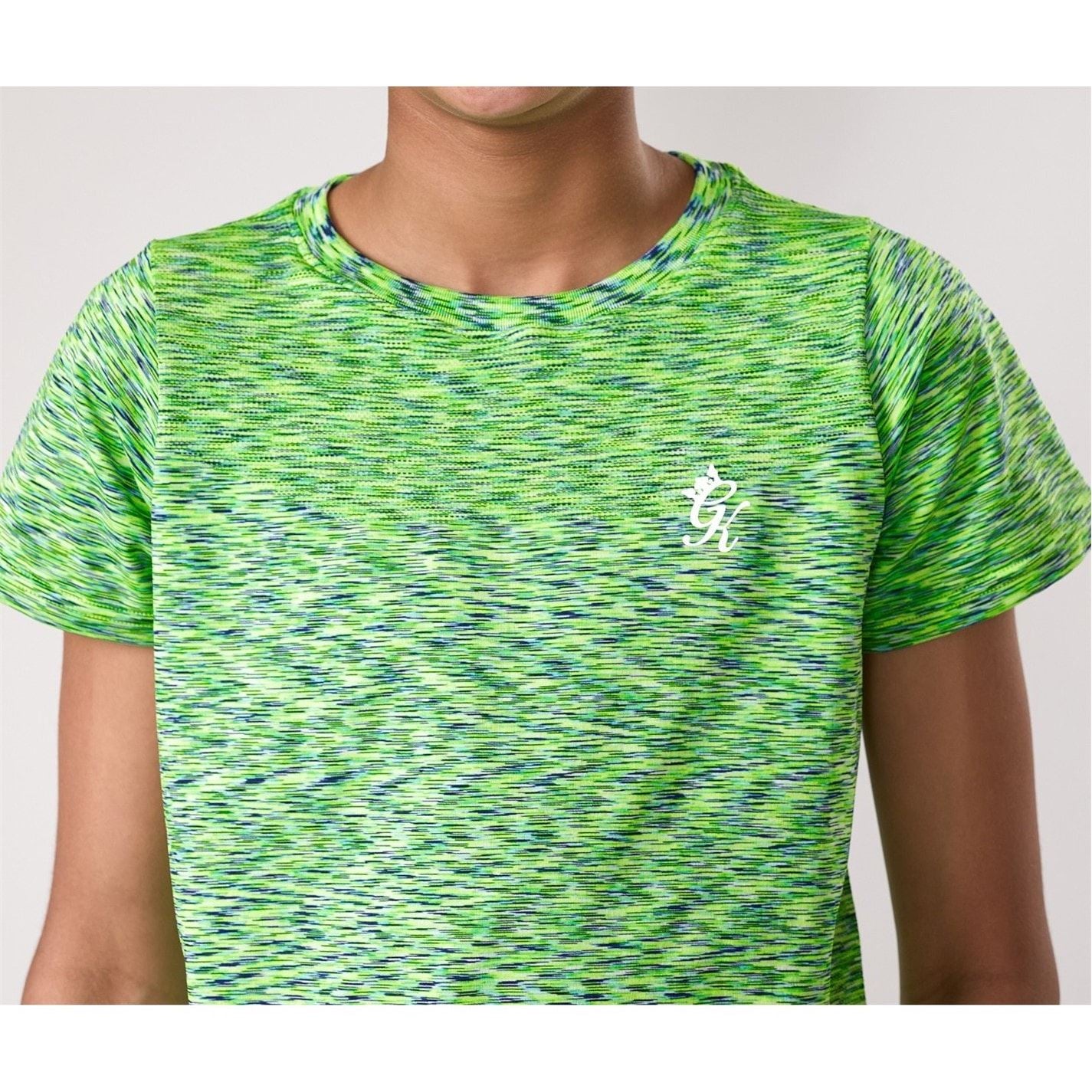 Gym King Space Dye Regular Fit Crew Neck T-Shirt