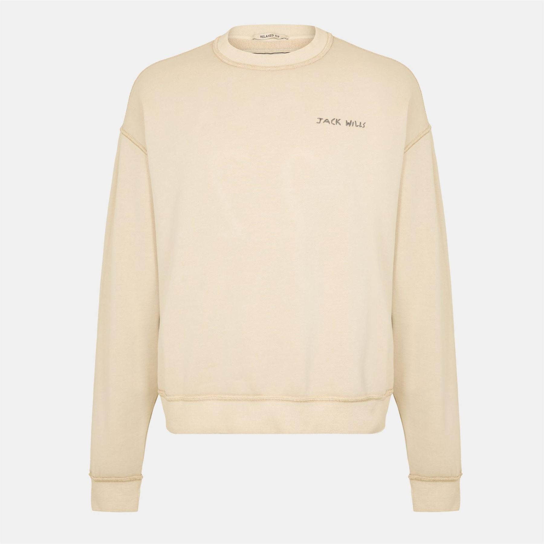 Jack Wills Crew Neck Relaxed Fit Long Sleeve Sweater