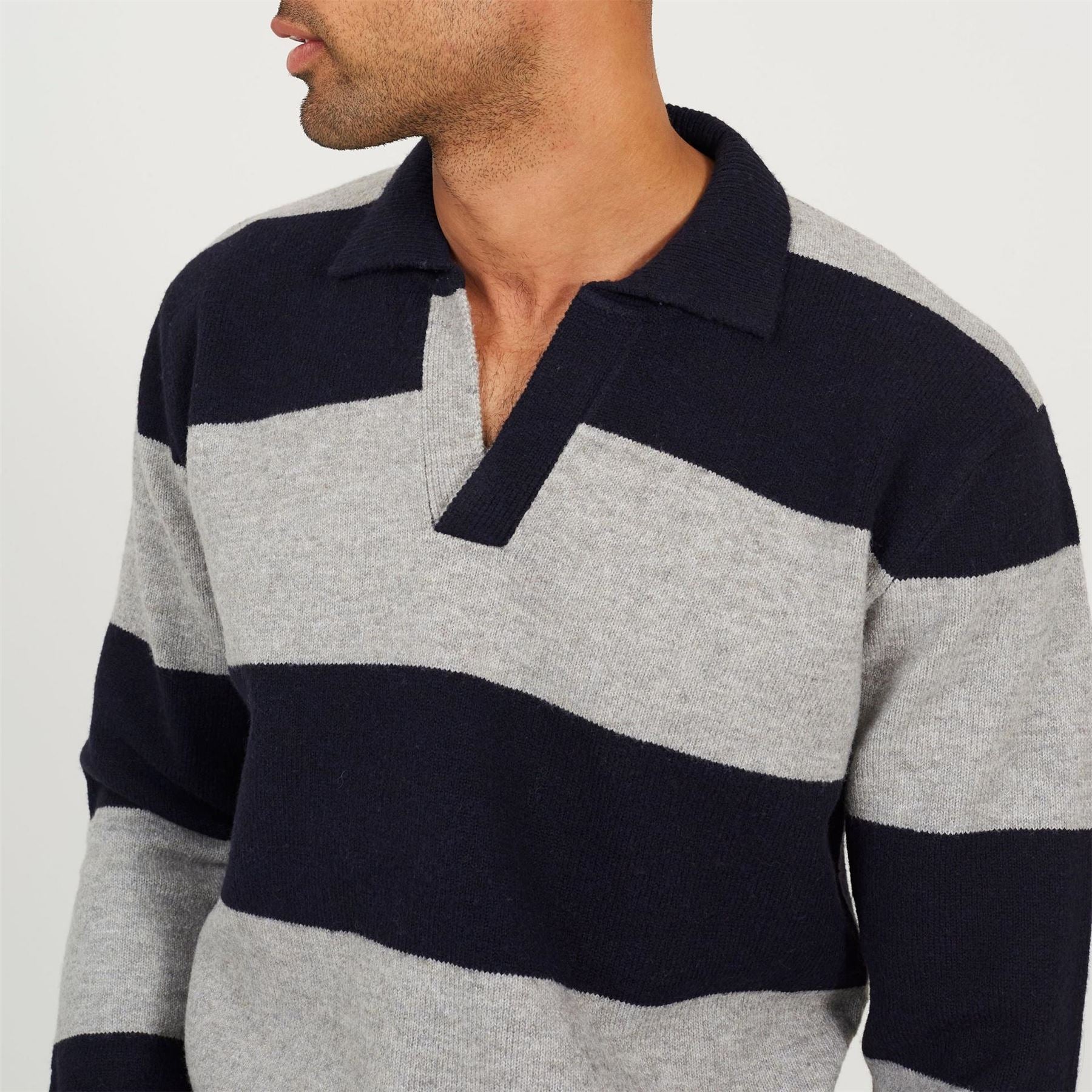 Brave Soul Knitted V Neck Jumper