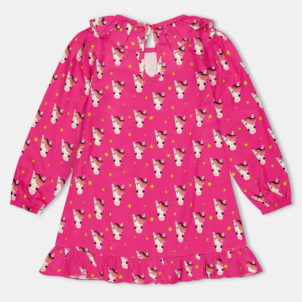 Lilly and Sid Horse Crew Neck Knee Length A-Line Dress